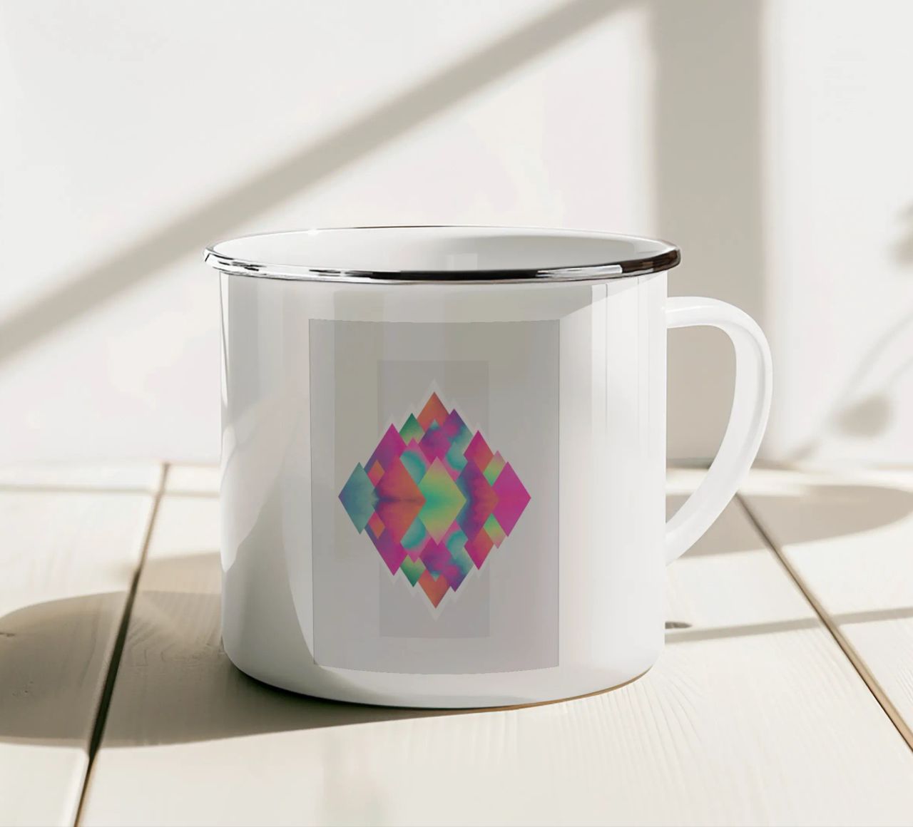 Time For Yourself tazza in smalto da Adam Priester