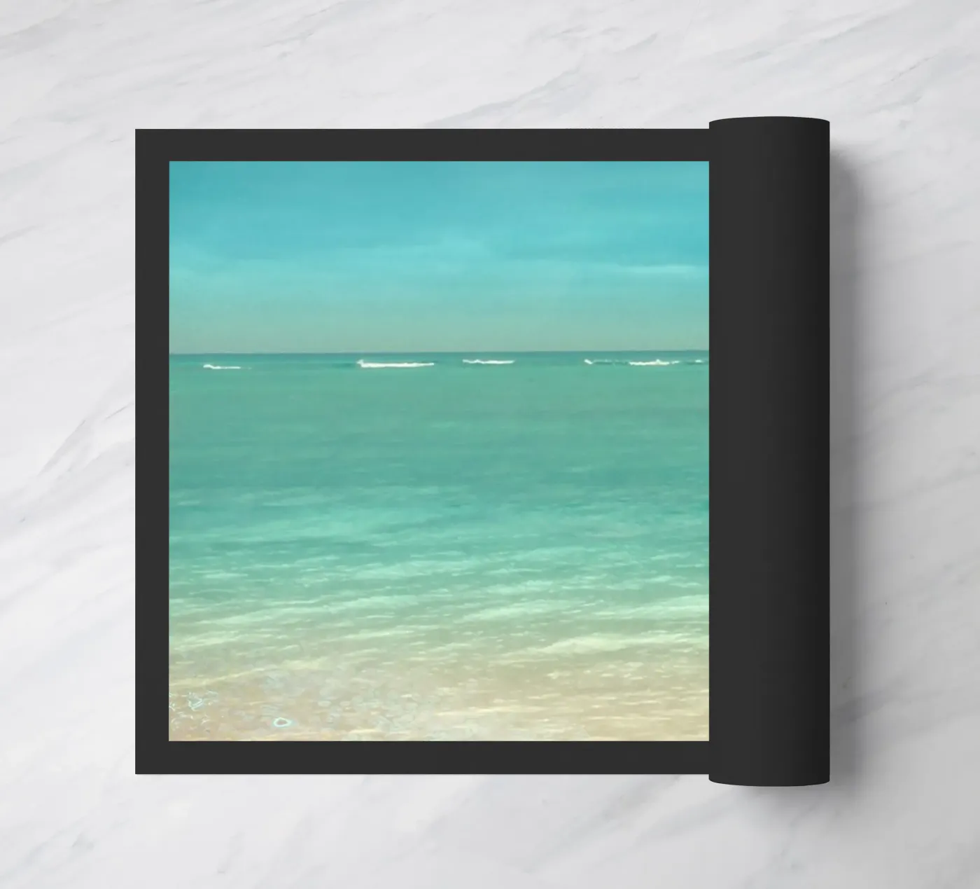 Tropical Sea doormat by Eva Nev Photography