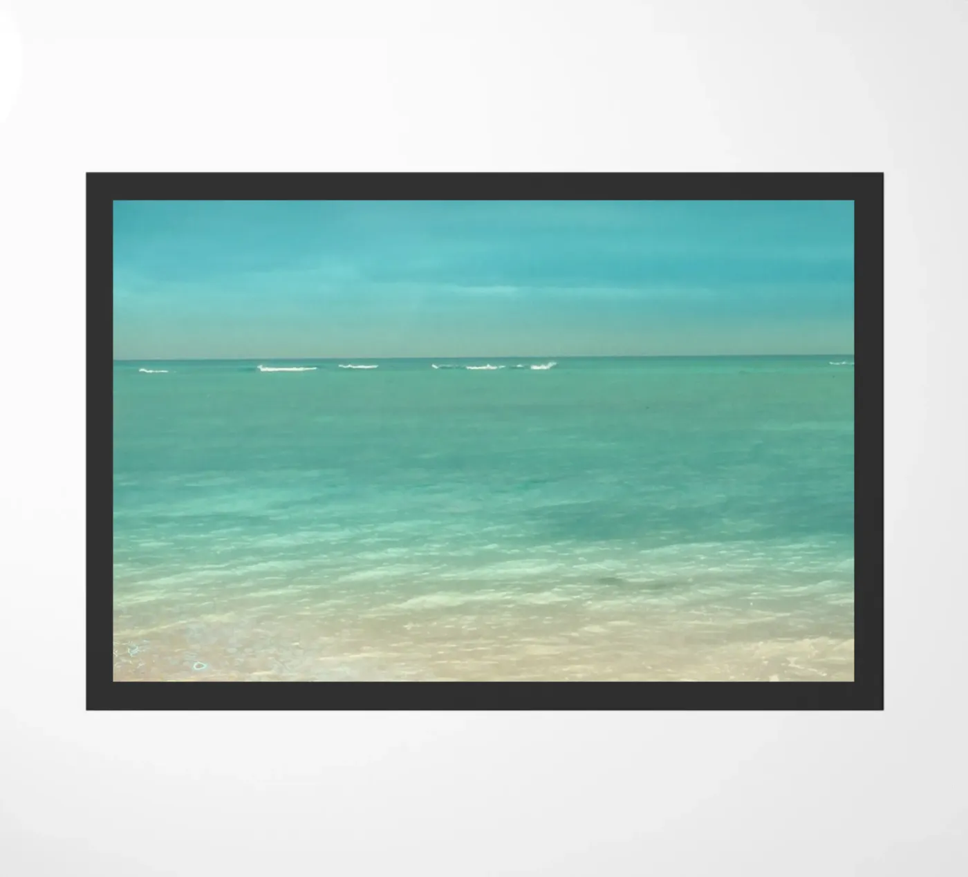 Tropical Sea doormat by Eva Nev Photography