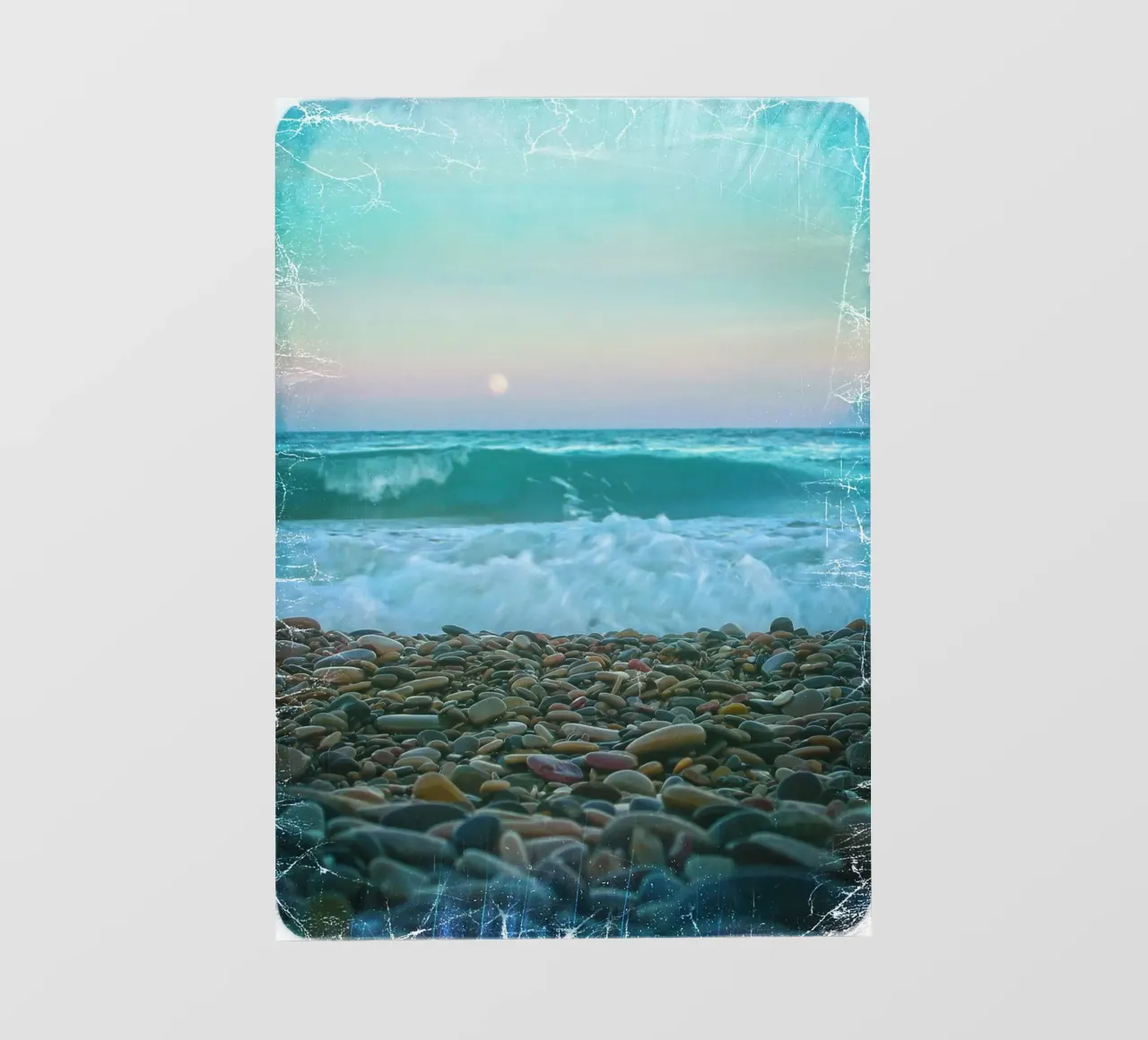 Alba sulla spiaggia telo in pvc da Eva Nev Photography