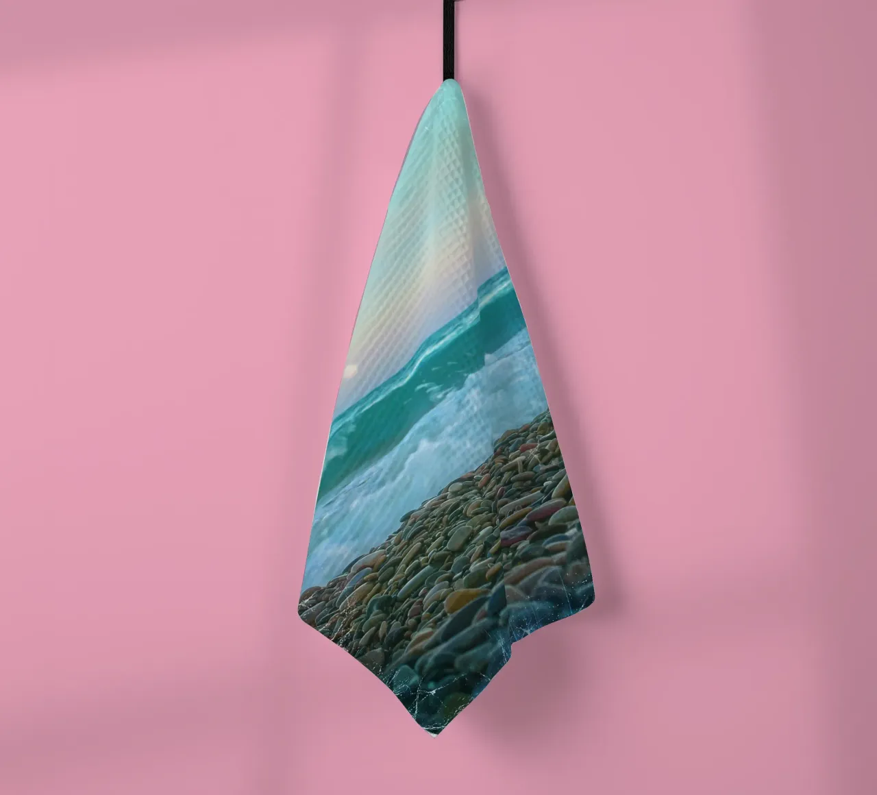 Alba sulla spiaggia canovaccio da cucina da Eva Nev Photography