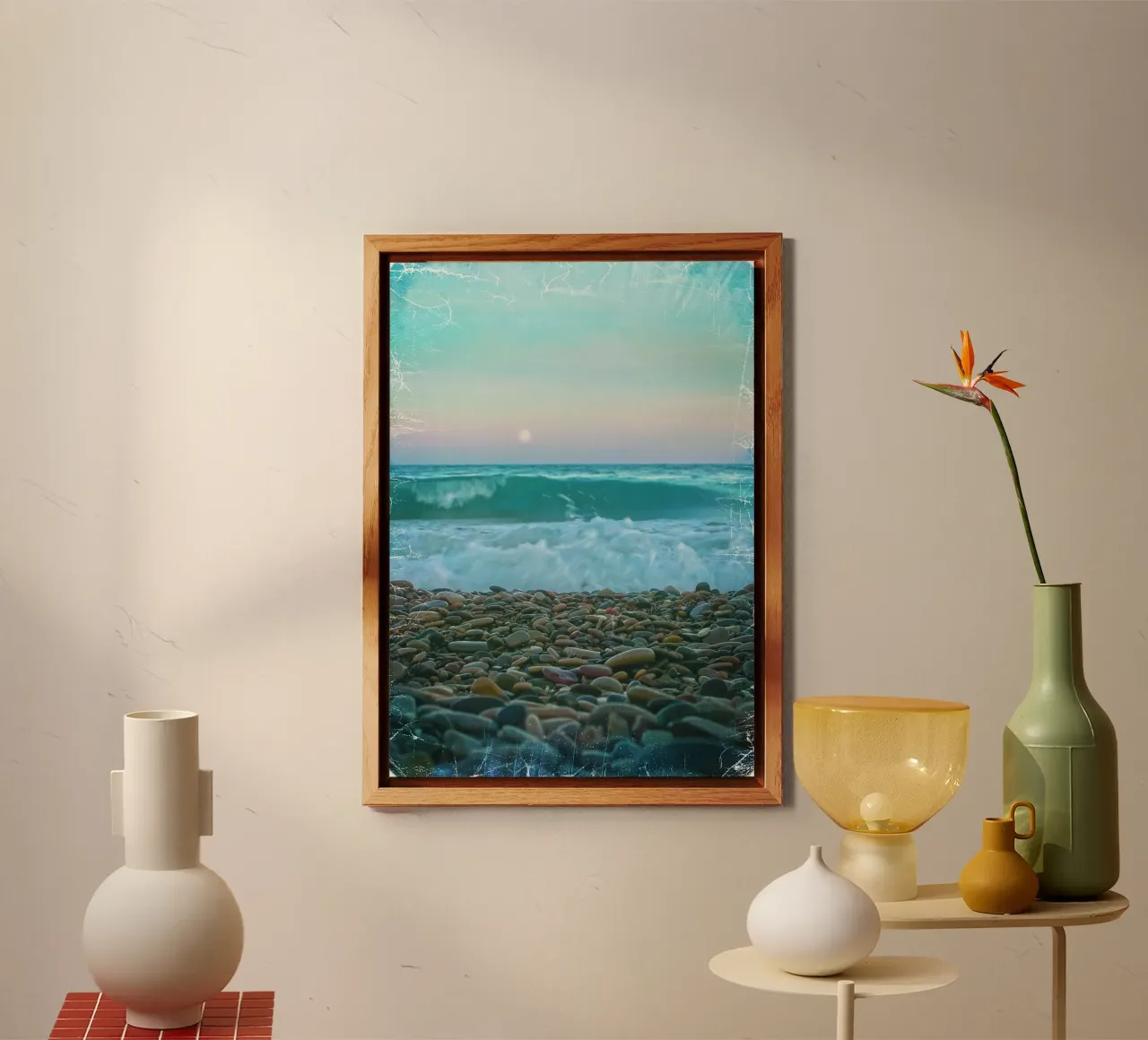 Alba sulla spiaggia alluminio dibond da Eva Nev Photography