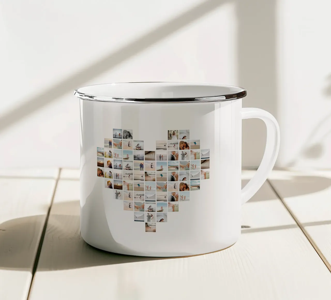 Lovestory tazza in smalto da we line studio - design