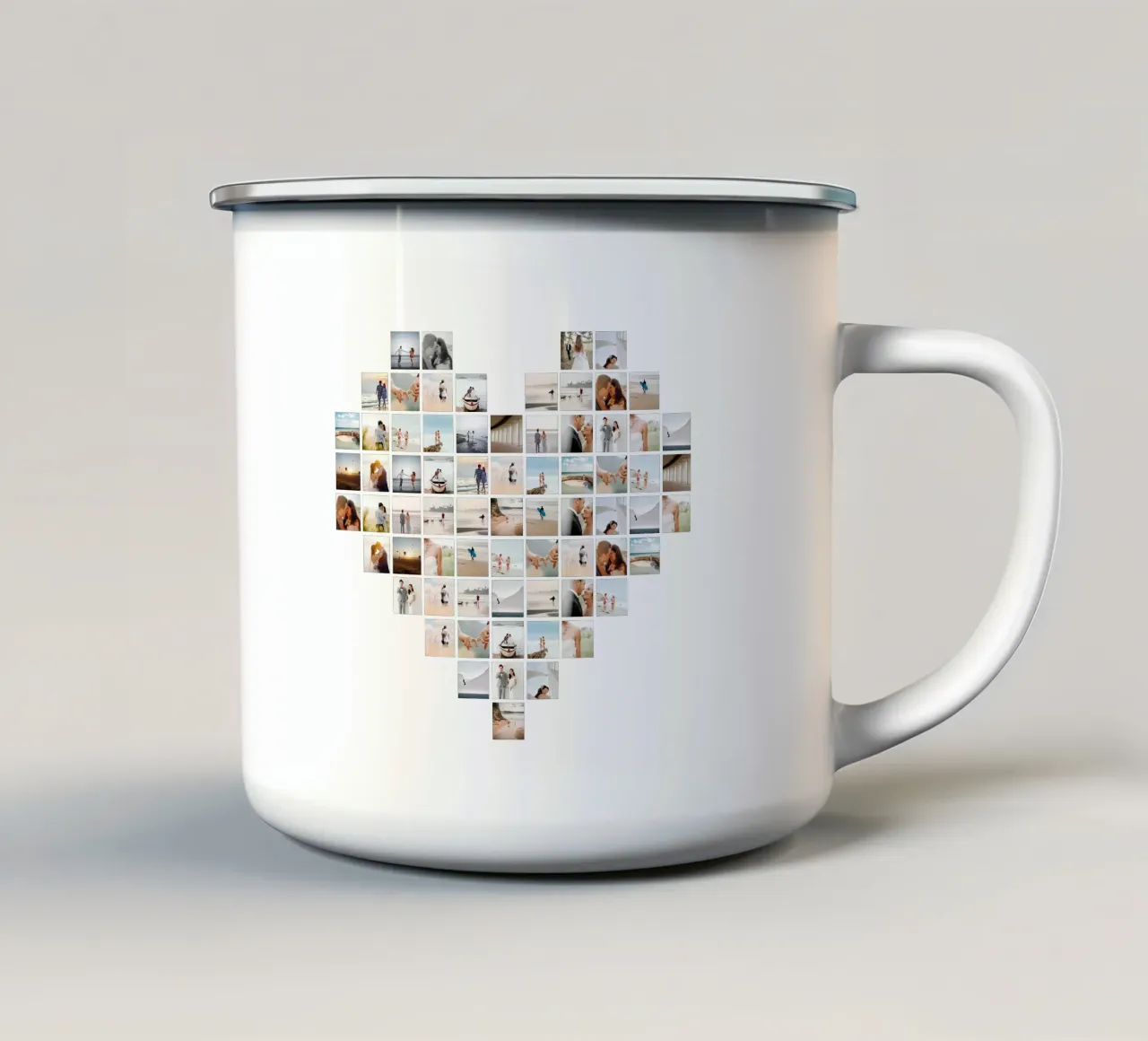 Lovestory tazza in smalto da we line studio - design