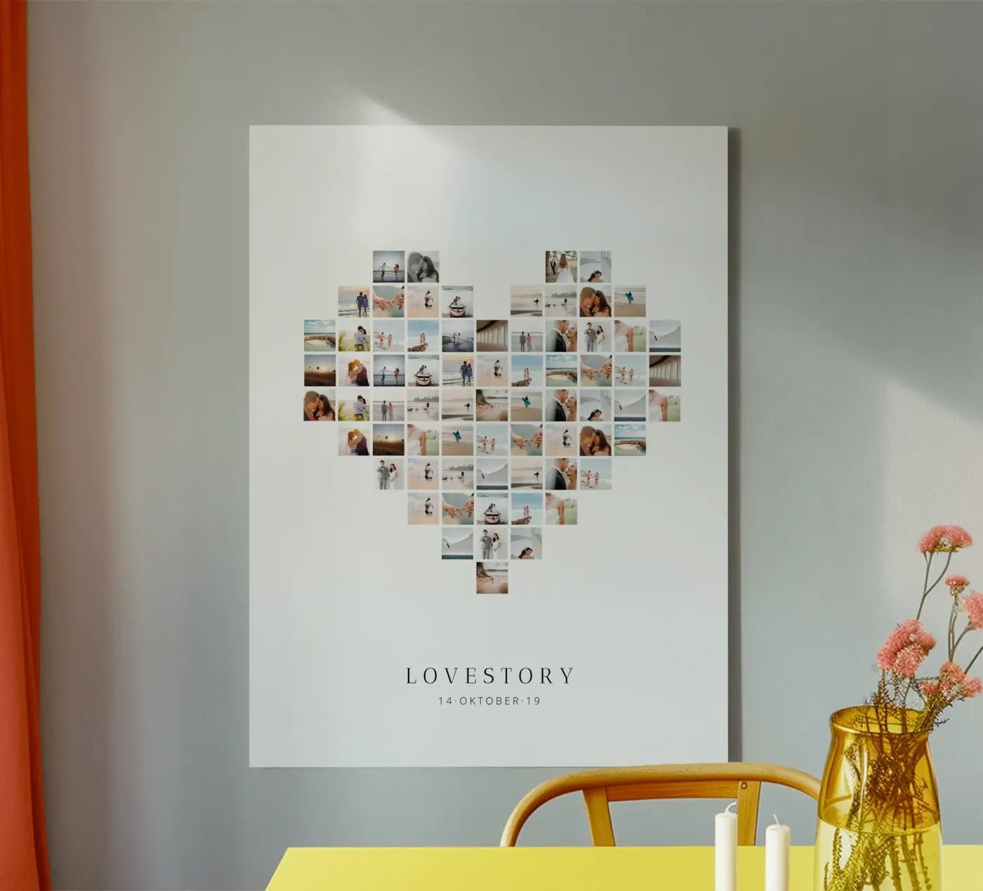 Lovestory tela da we line studio - design