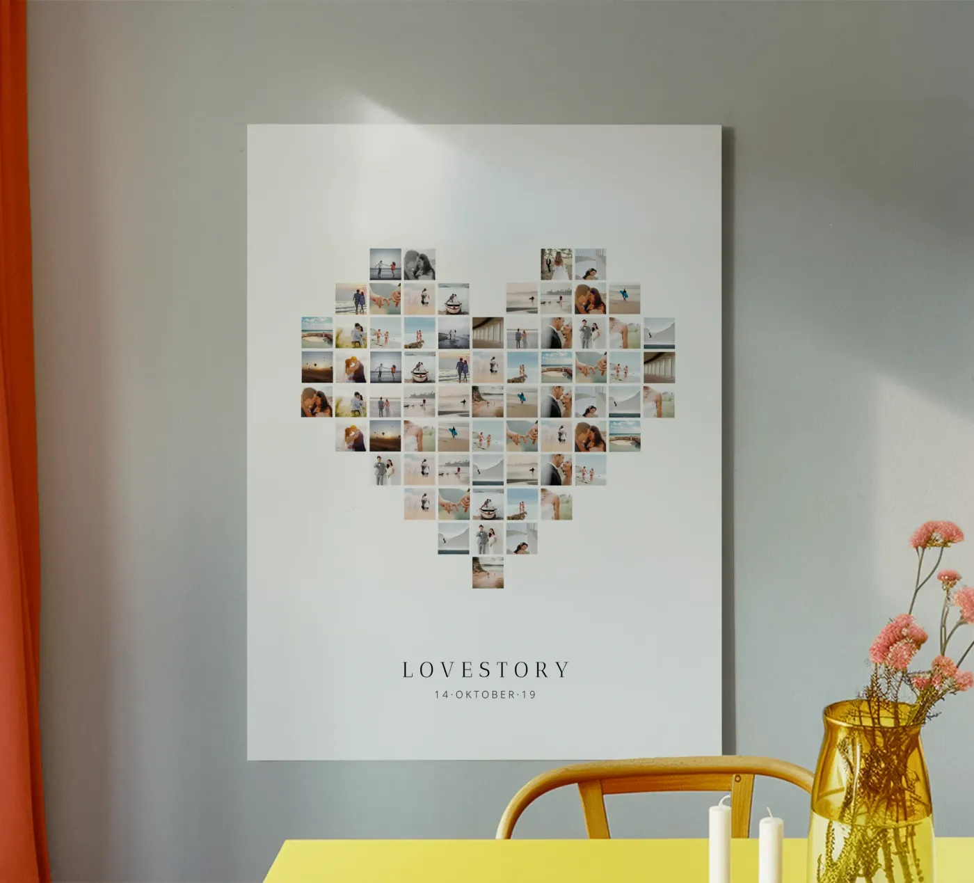 Lovestory tela da we line studio - design