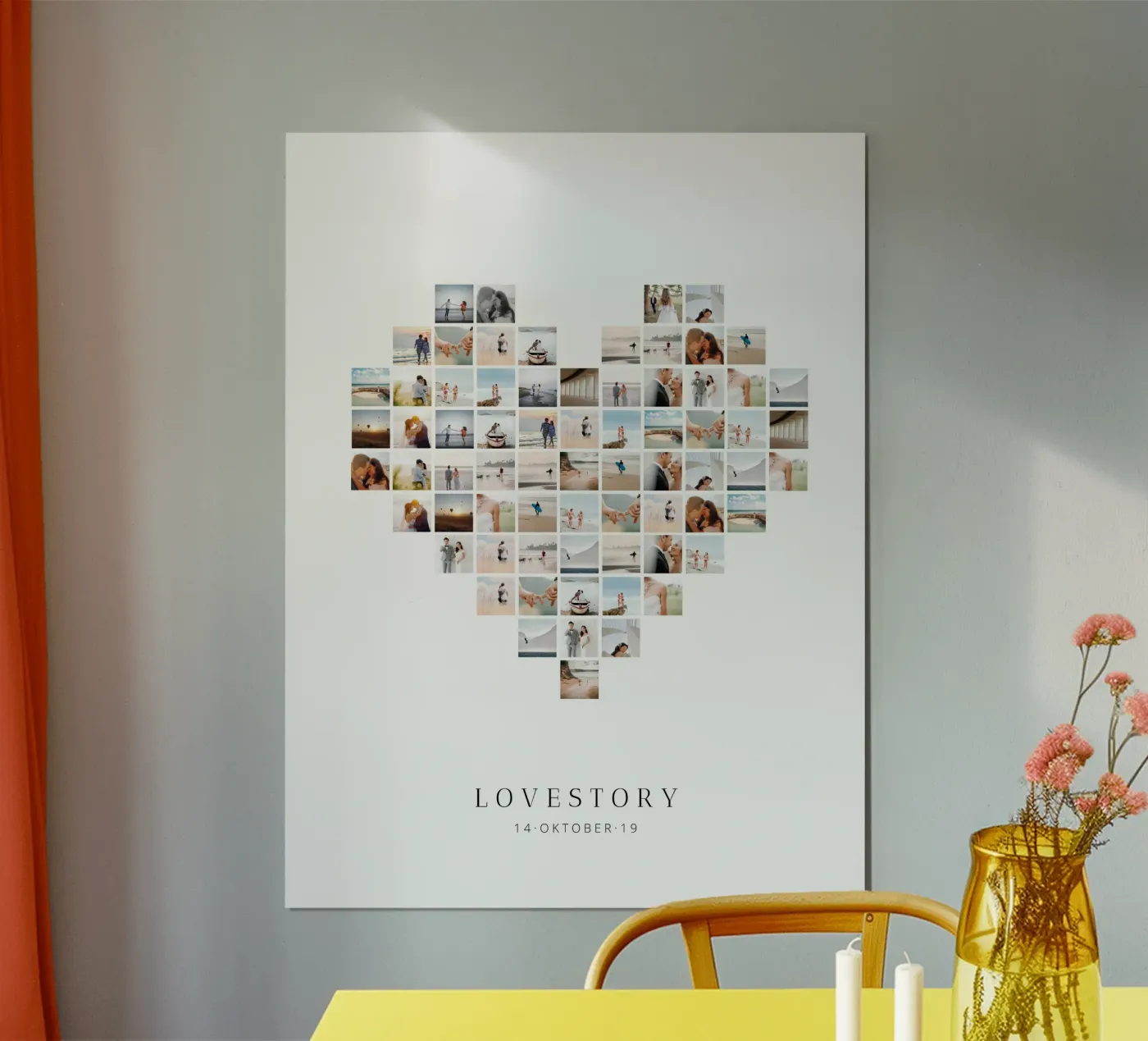 Lovestory poster da we line studio - design