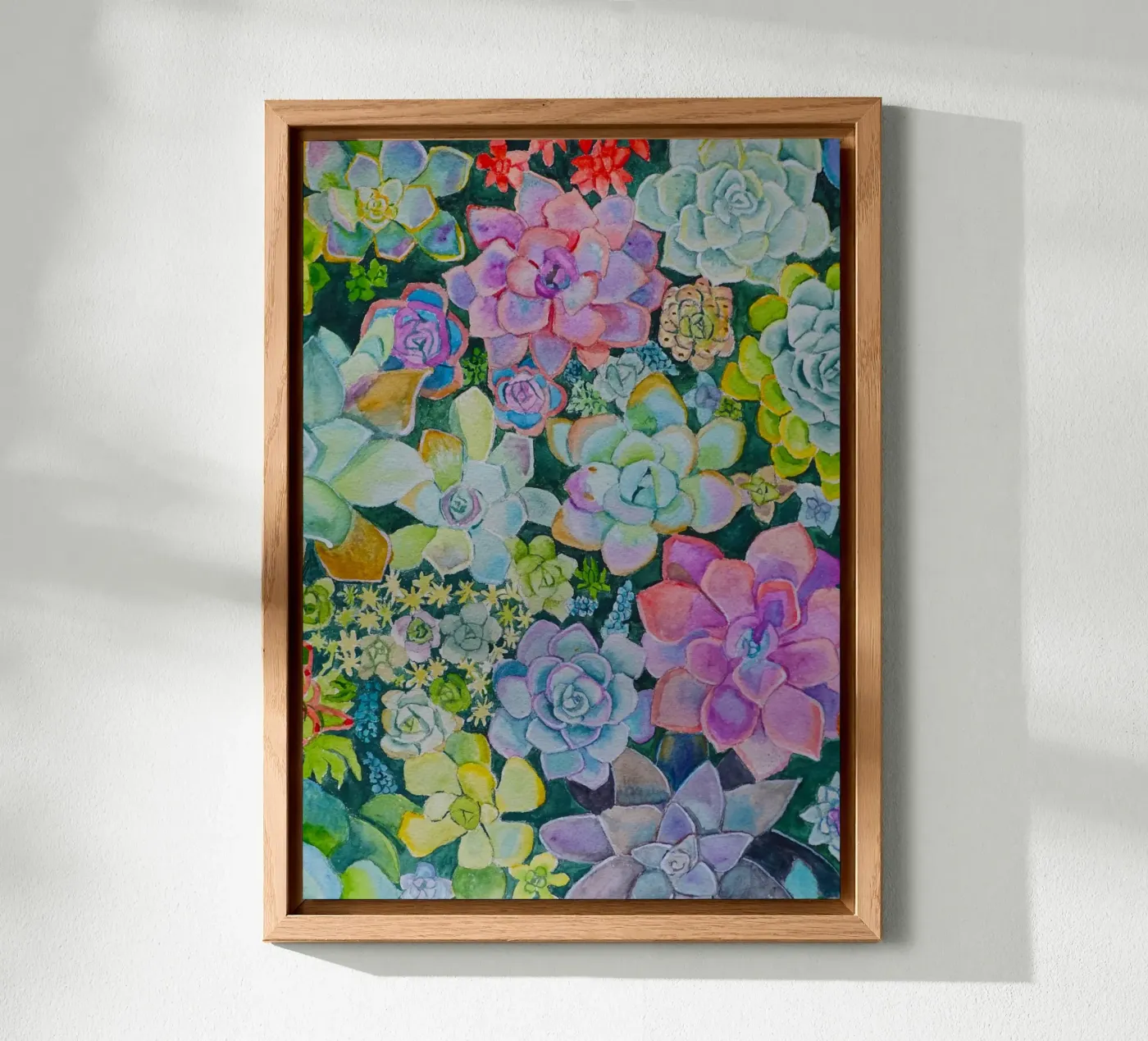 Cactus Garden Forex-Platte von Eva Nev Watercolor