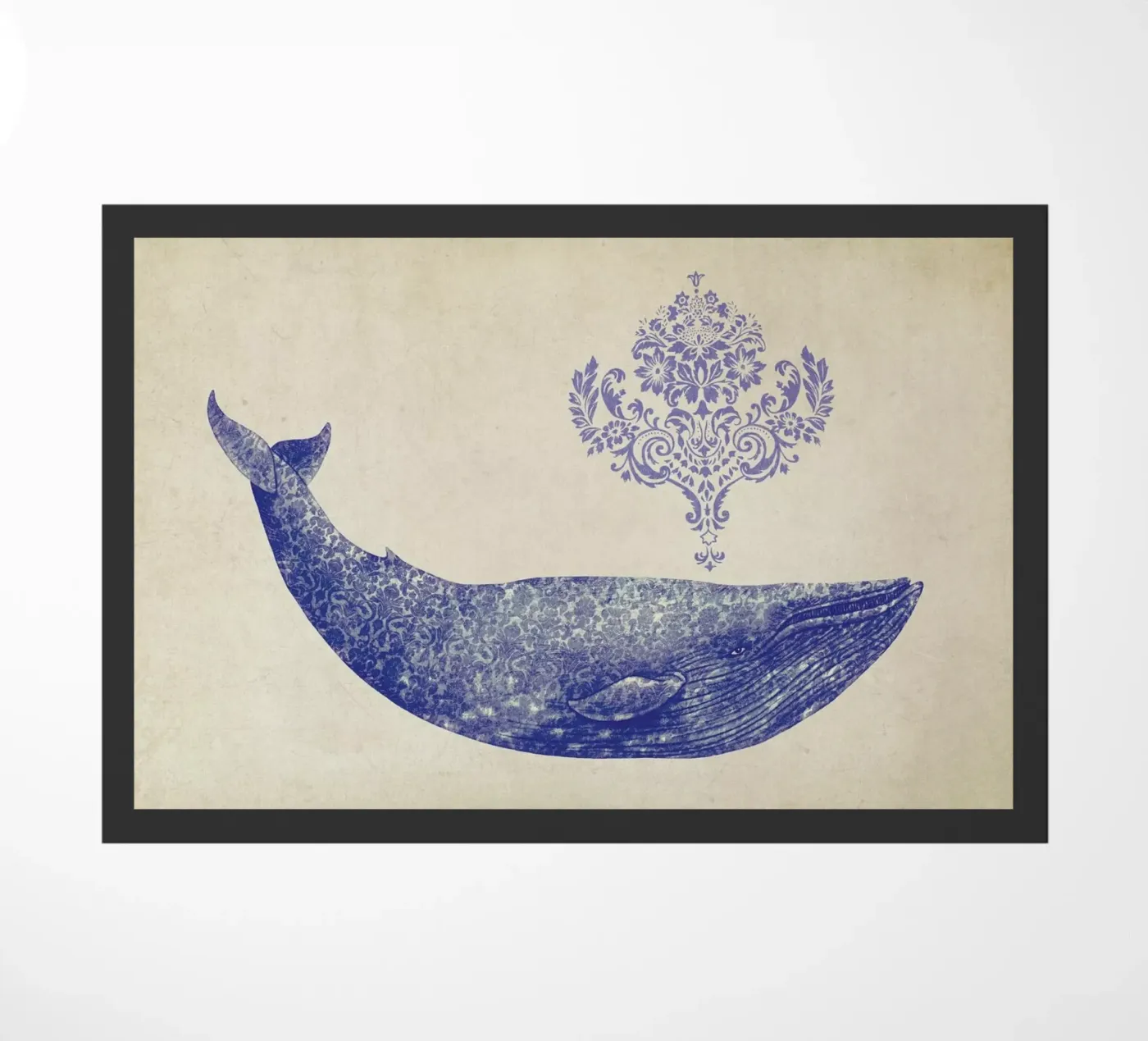 Damask Whale zerbino da Terry Fan