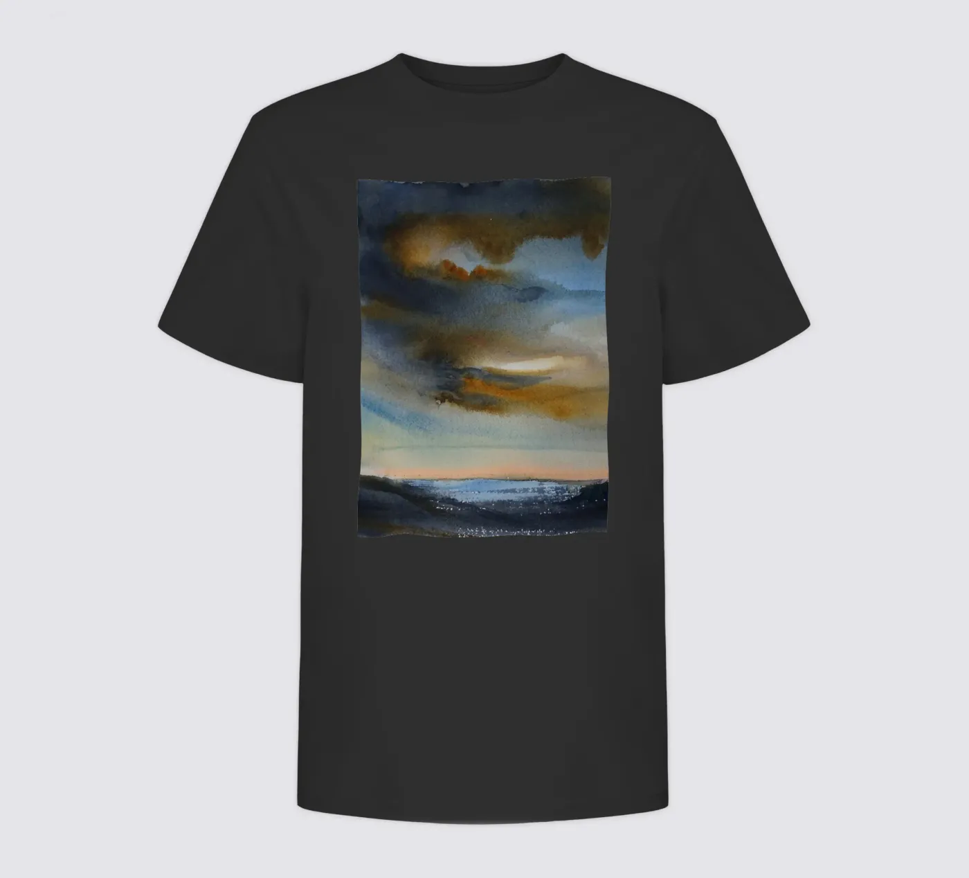 Hemelse Rook kinder t-shirt van Eva Nev Watercolor
