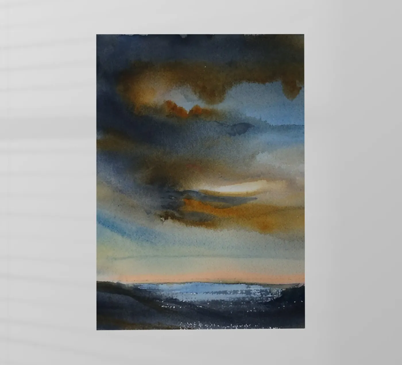 Hemelse Rook backlit folie van Eva Nev Watercolor