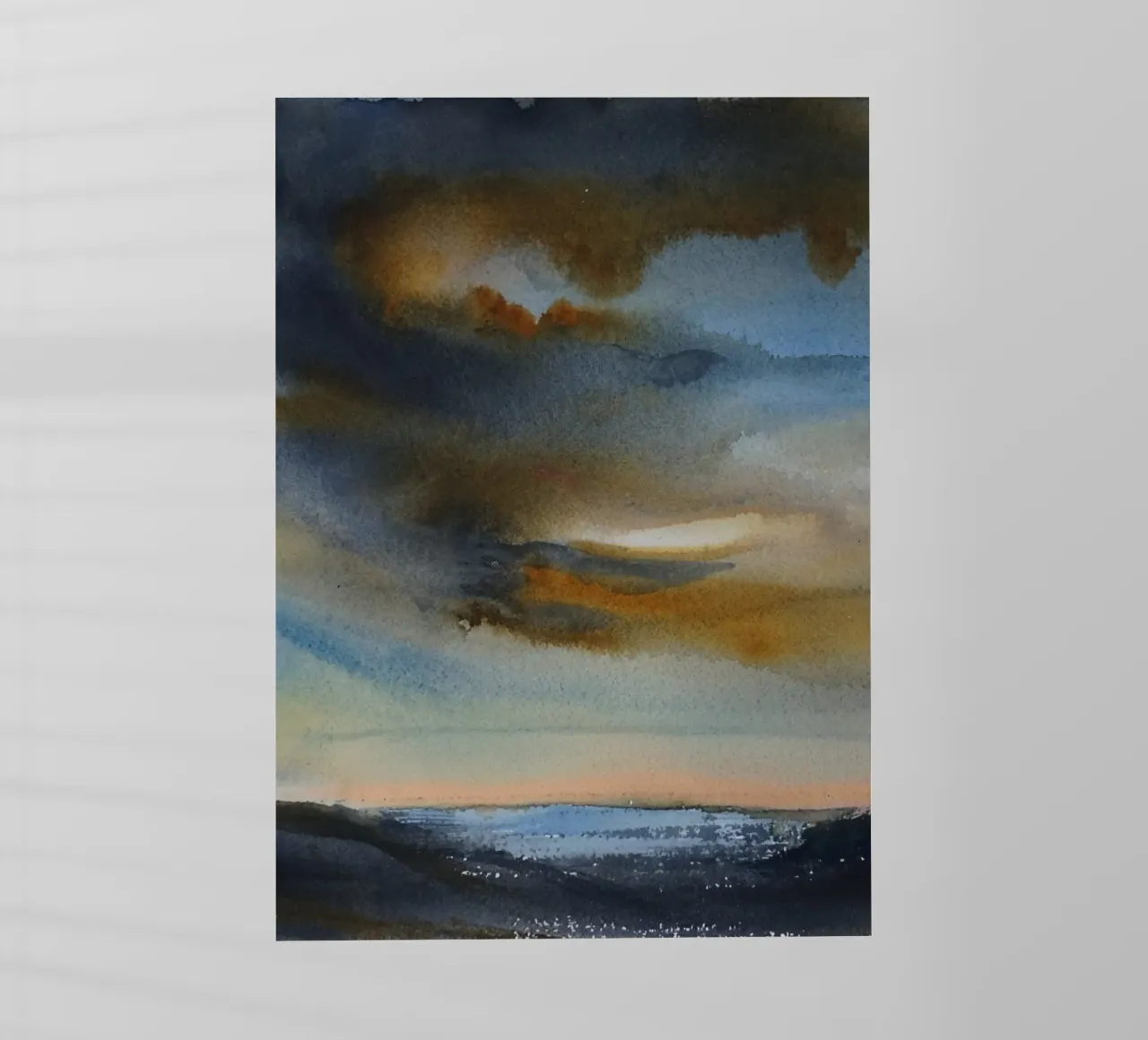 Celestial Smoke pellicola backlit da Eva Nev Watercolor