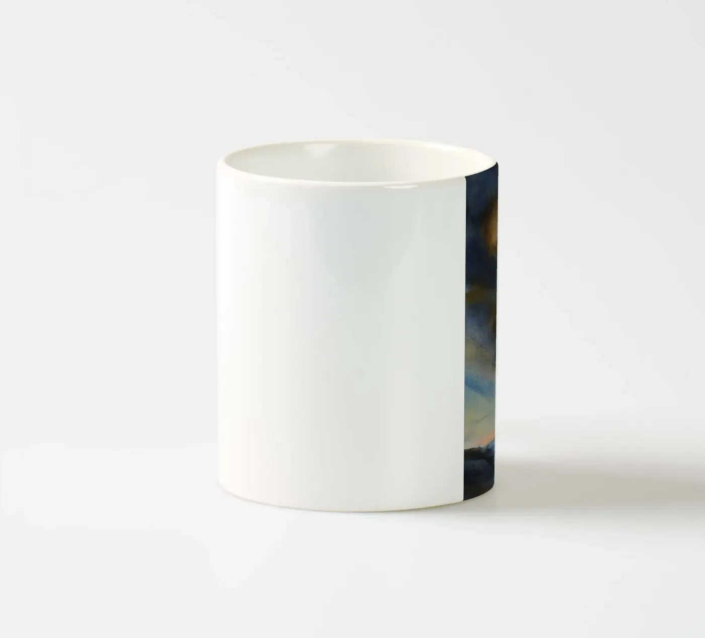 Celestial Smoke ceramic mug by Eva Nev Watercolor