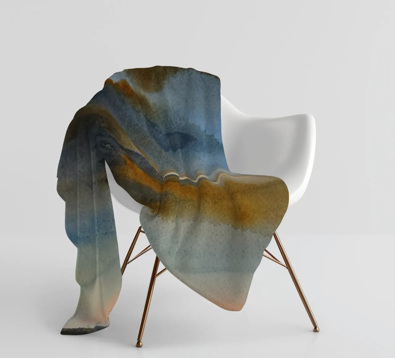 Celestial Smoke Fleecedecke von Eva Nev Watercolor