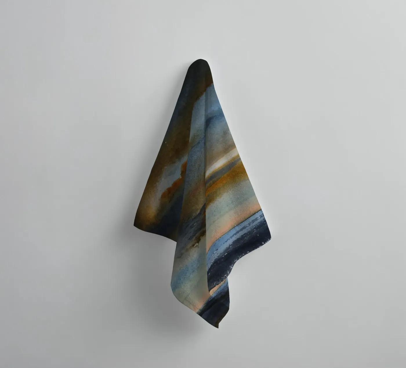 Celestial Smoke towel by Eva Nev Watercolor