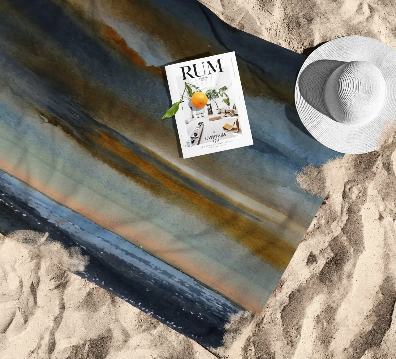 Fumo celeste telo mare da Eva Nev Watercolor