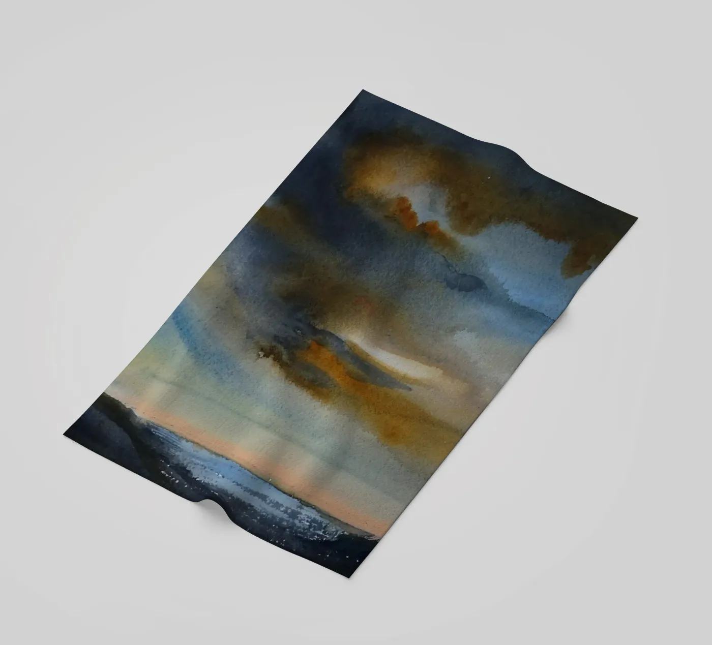 Fumo celeste telo mare da Eva Nev Watercolor