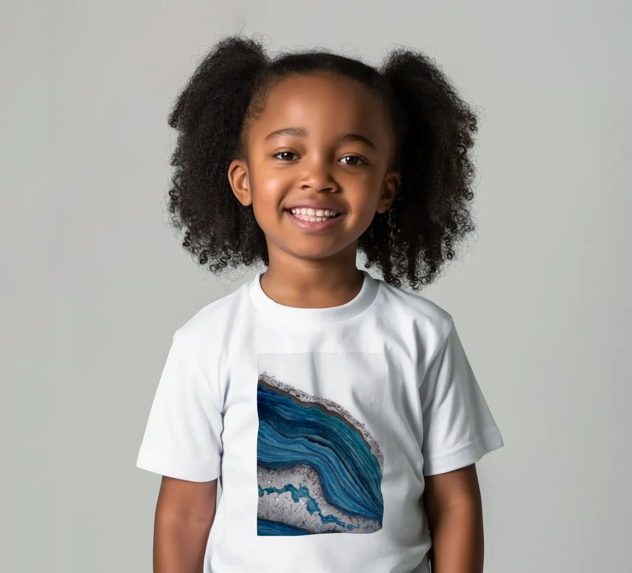 Agata t-shirt bambini da Eva Nev Watercolor