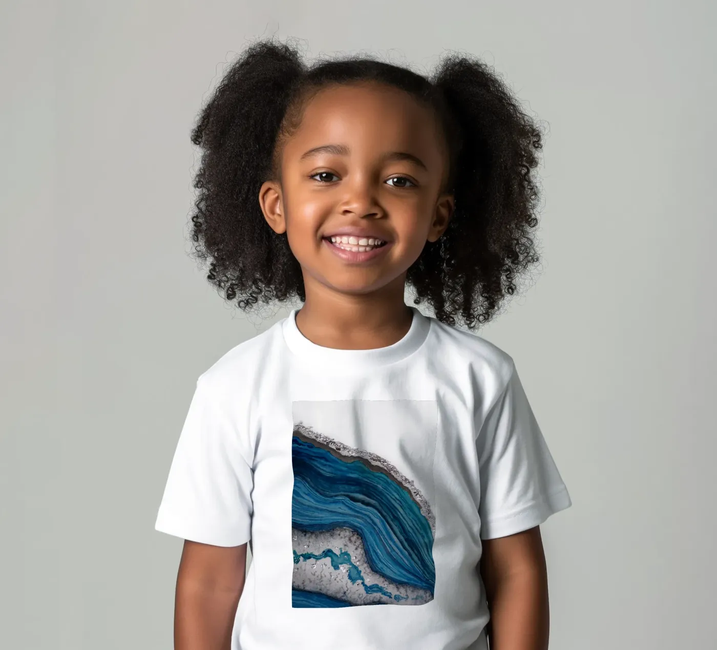 Agata t-shirt bambini da Eva Nev Watercolor