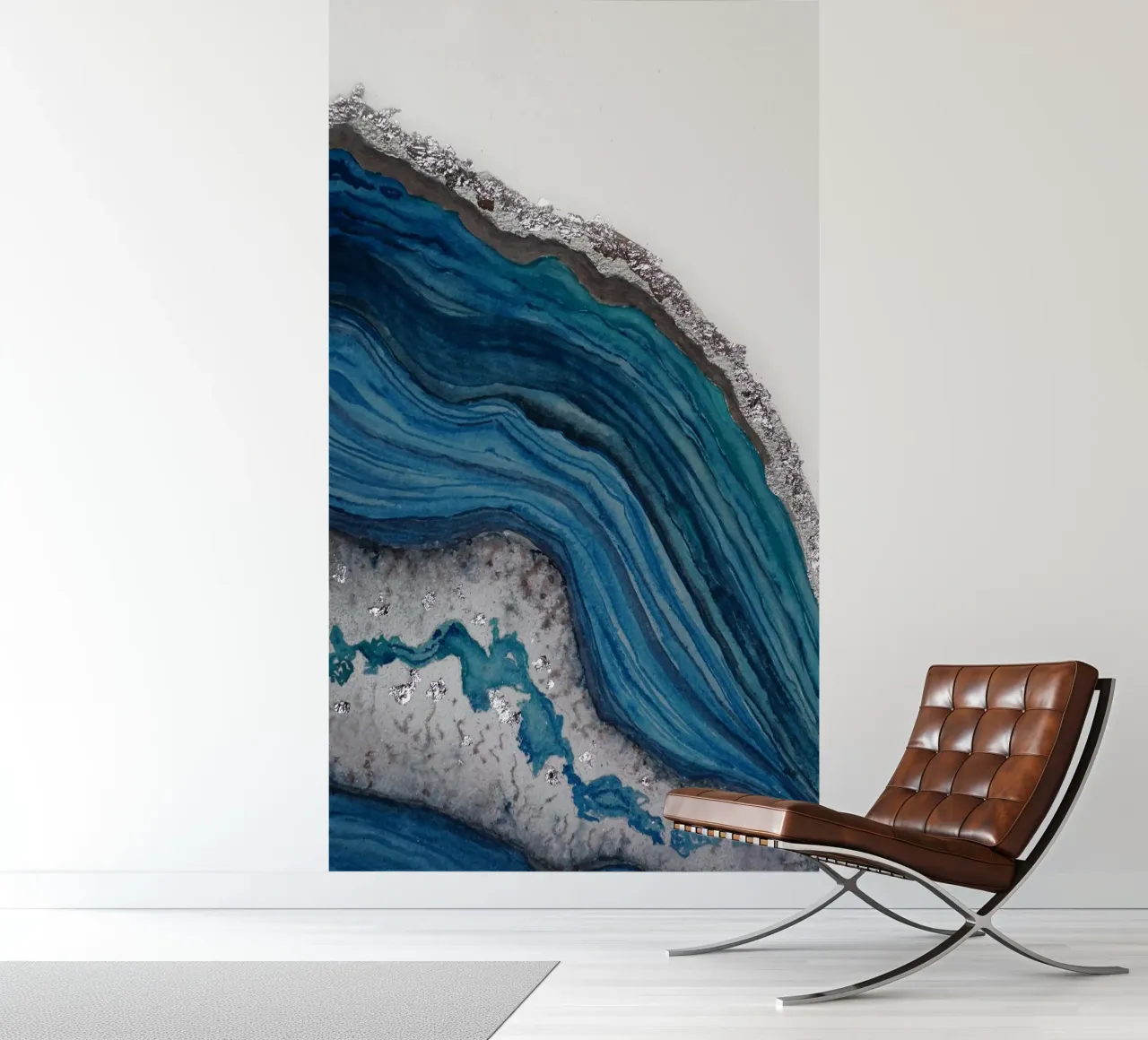 Agaat fotobehang van Eva Nev Watercolor