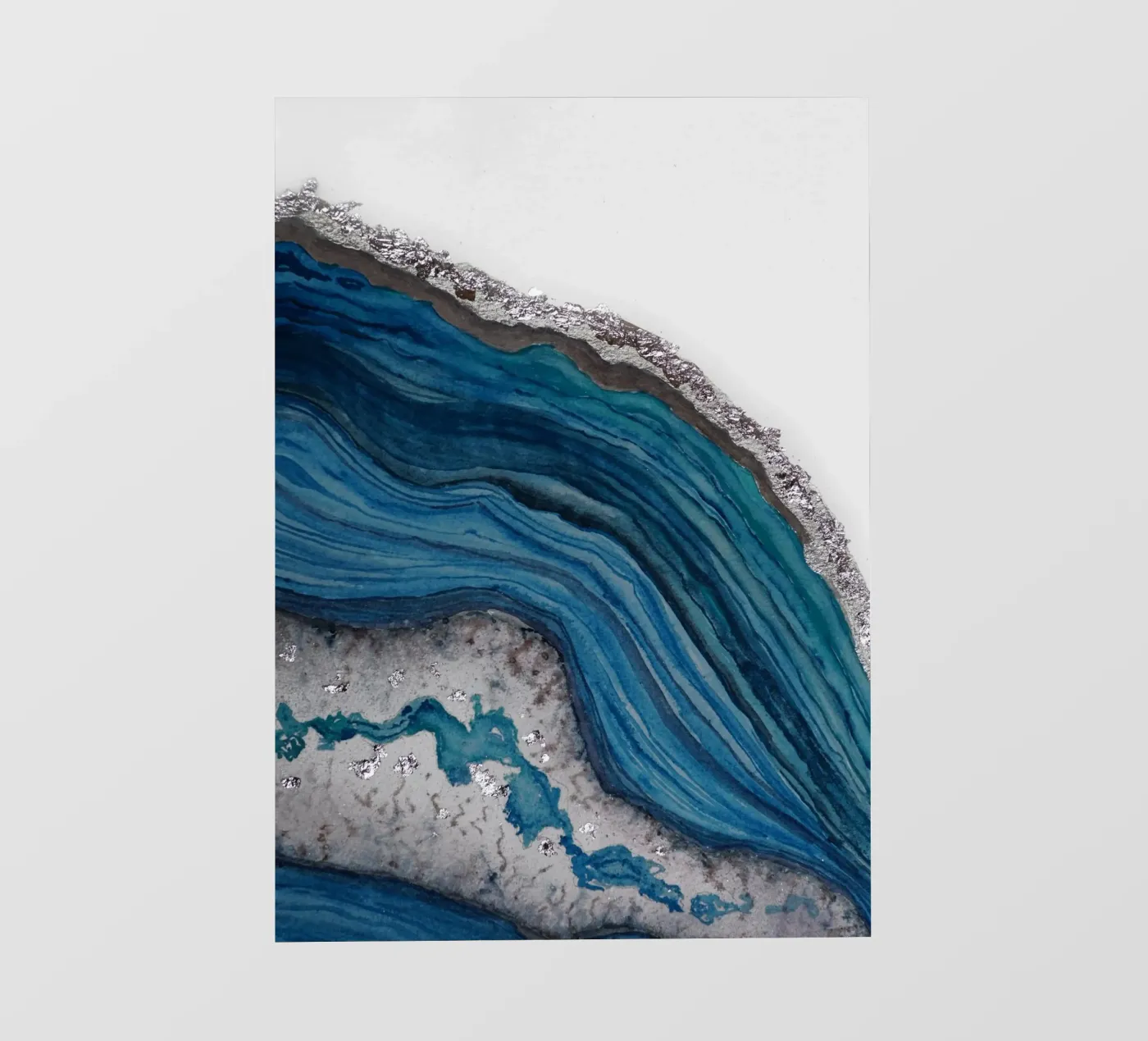 Agate papier peint photo de Eva Nev Watercolor