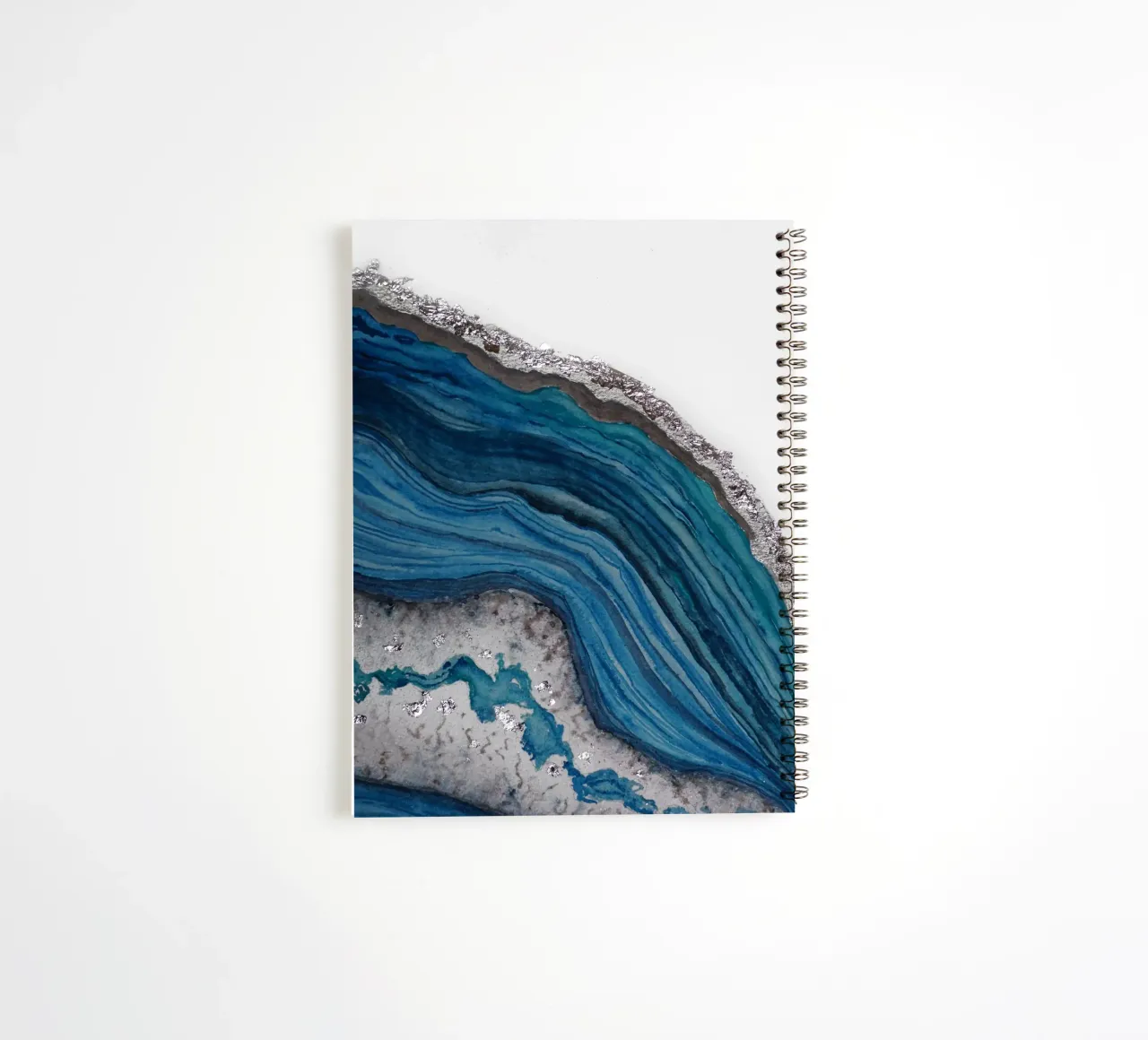 Agate spiral notebook by Eva Nev Watercolor