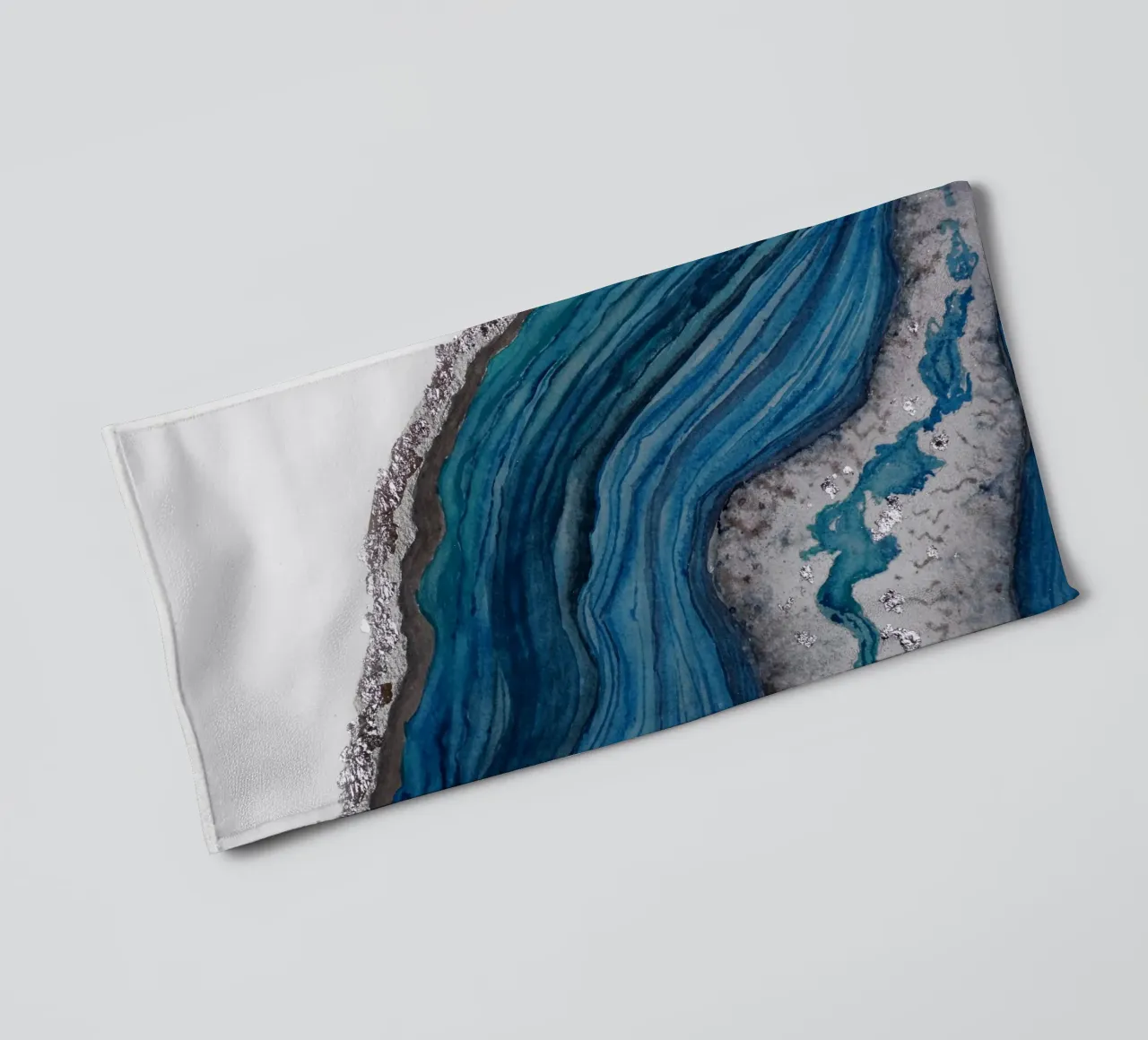 Agate towel by Eva Nev Watercolor