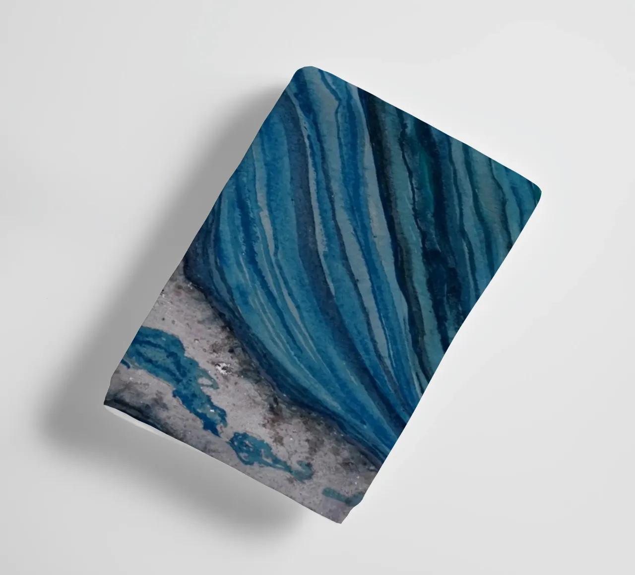 Agate towel by Eva Nev Watercolor