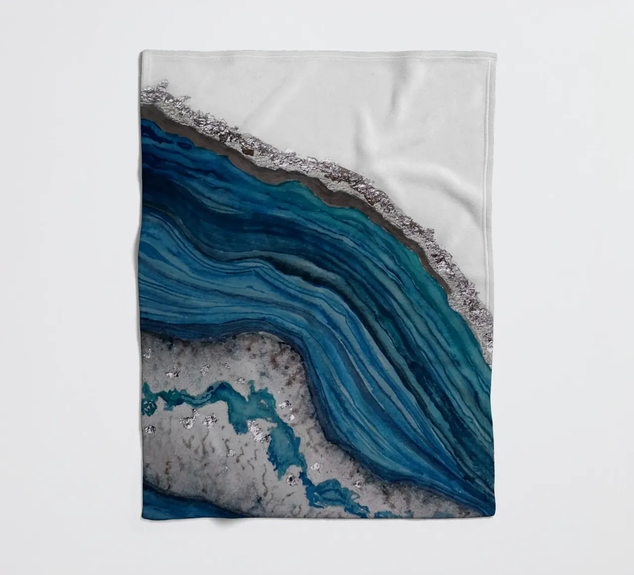 Agata coperta in pile da Eva Nev Watercolor