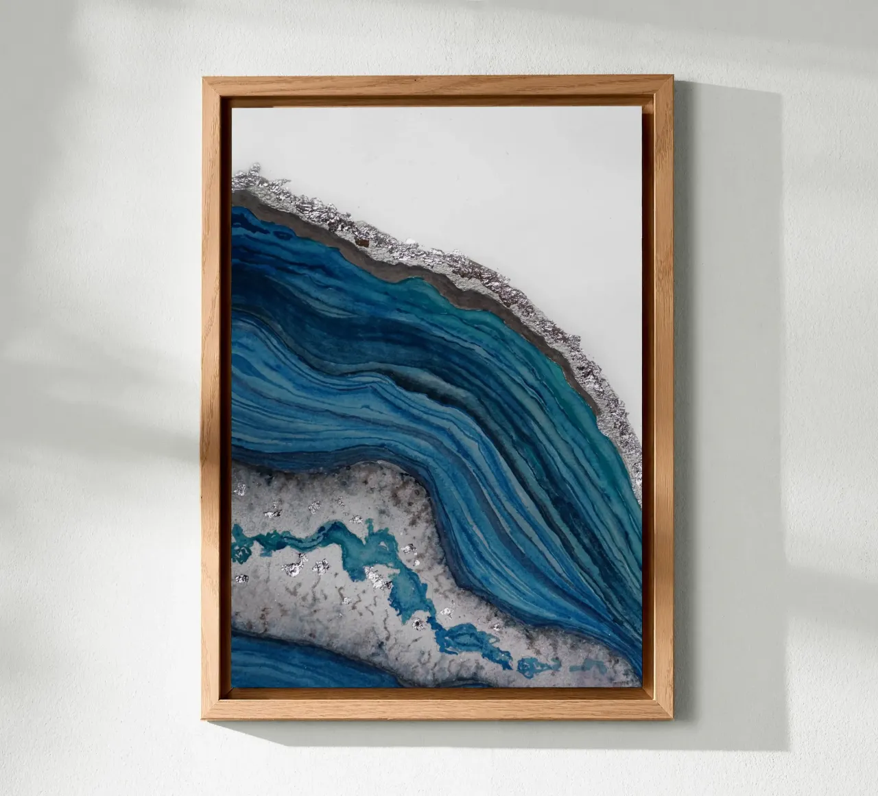 Agate forex plate by Eva Nev Watercolor