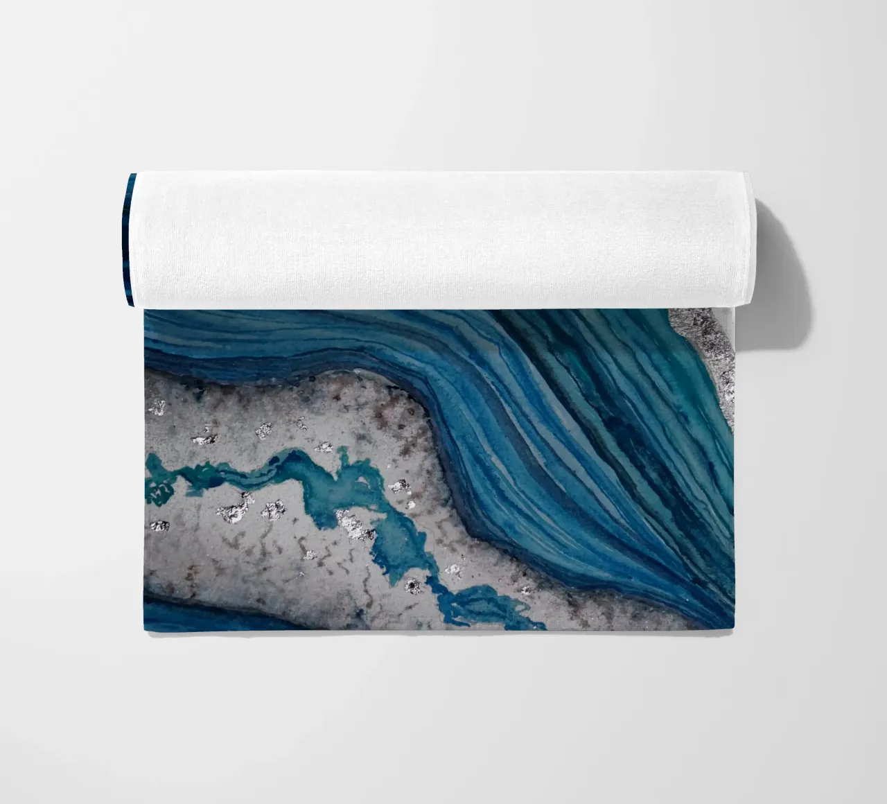 Agaat strandhanddoek van Eva Nev Watercolor