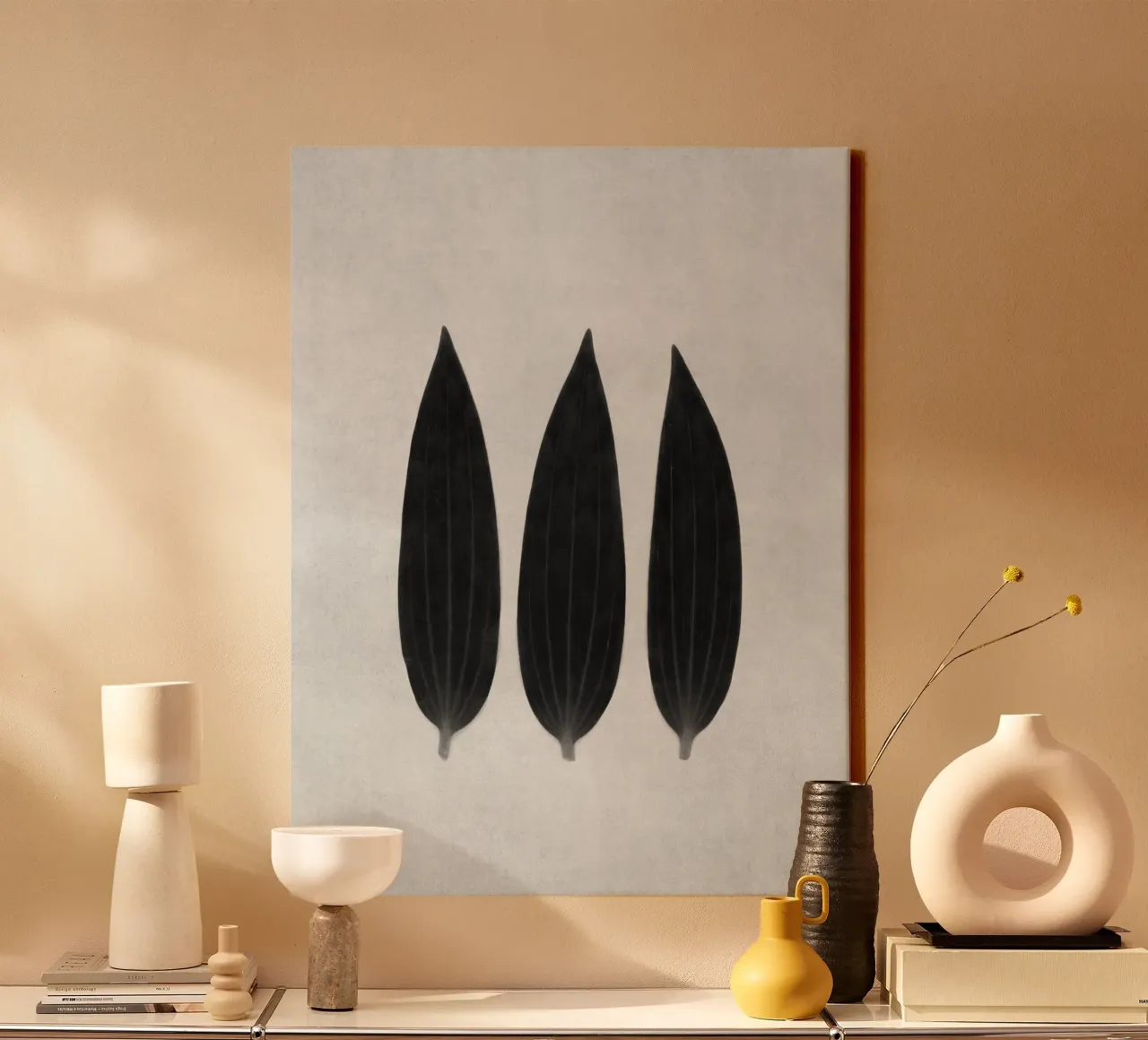 three of a kind canvas by Visuelle Poesie am Wegesrand