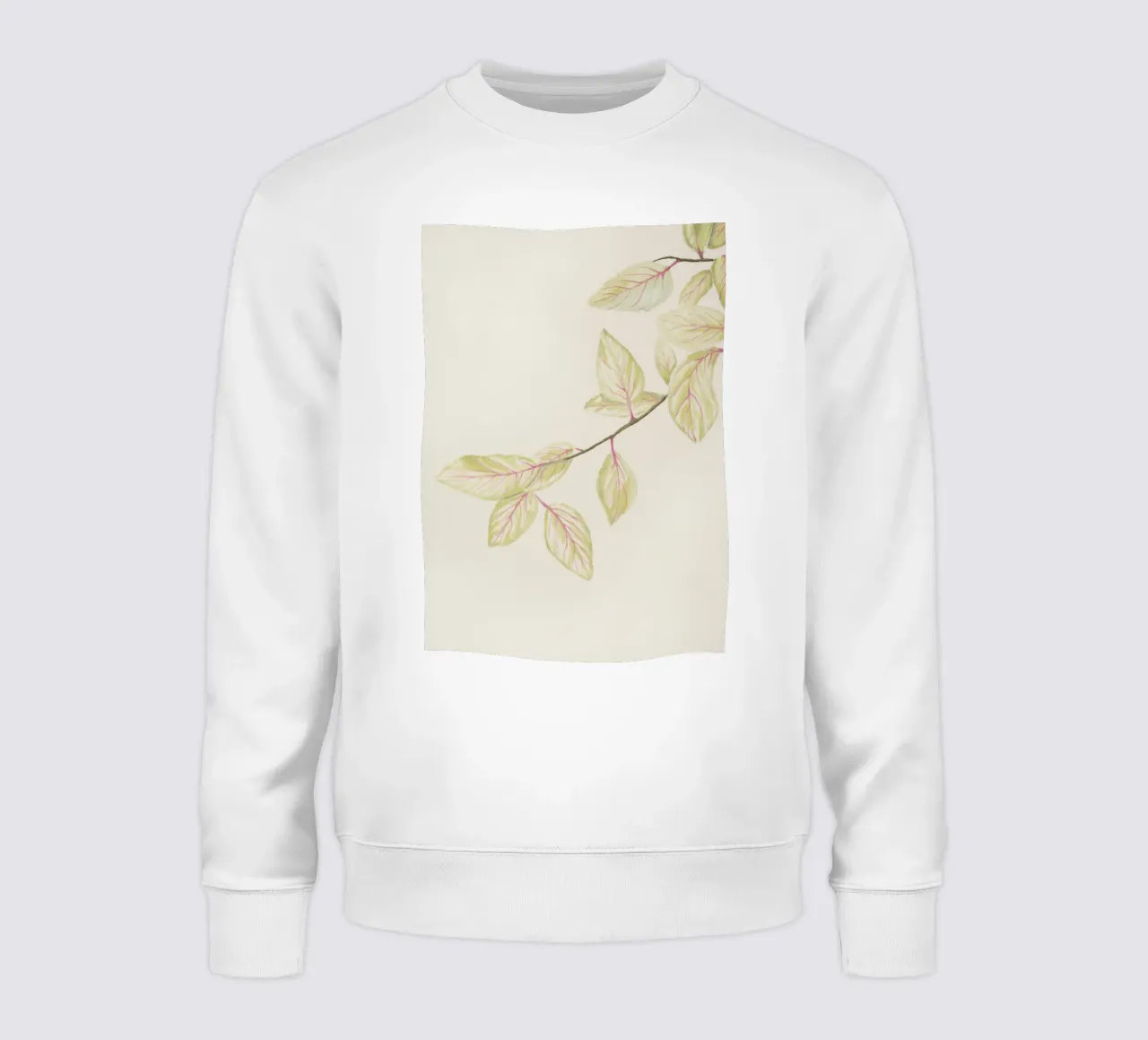 Scritta sul cielo felpa da Eva Nev Watercolor