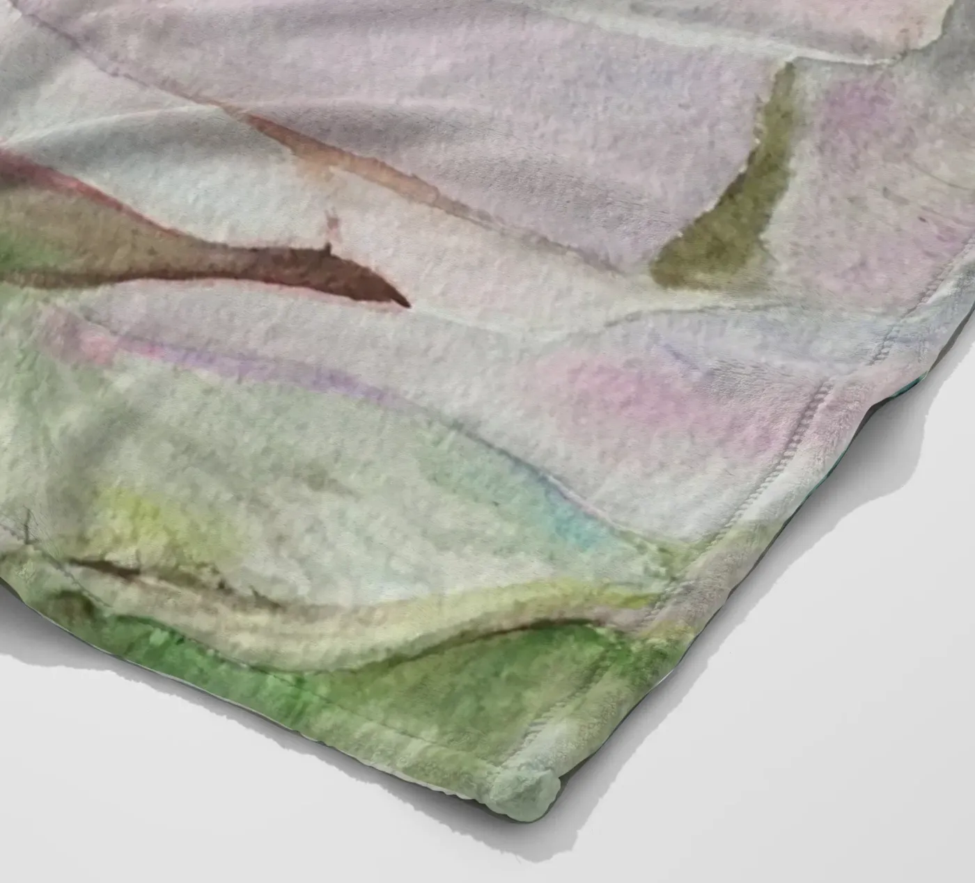 Alpha-roos fleecedeken van Eva Nev Watercolor