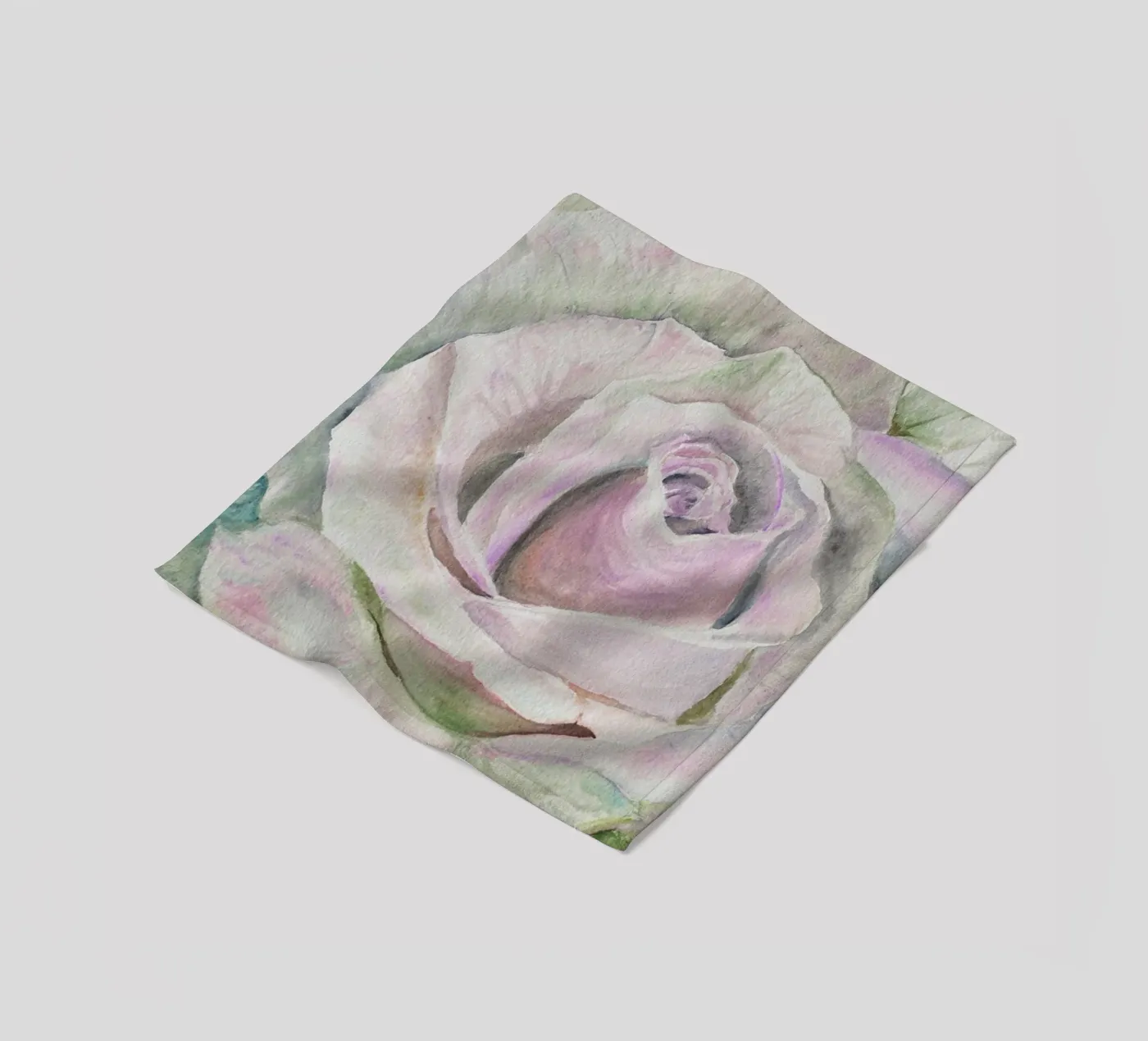 Alpha-roos fleecedeken van Eva Nev Watercolor