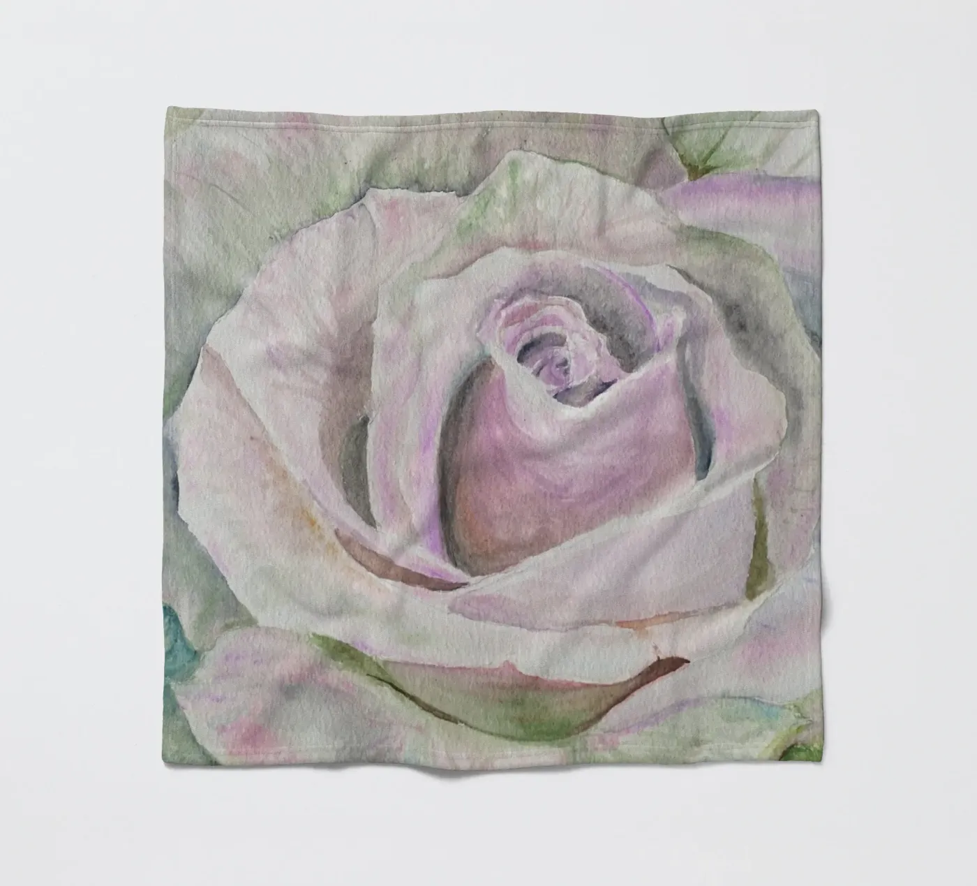 Alpha-roos fleecedeken van Eva Nev Watercolor