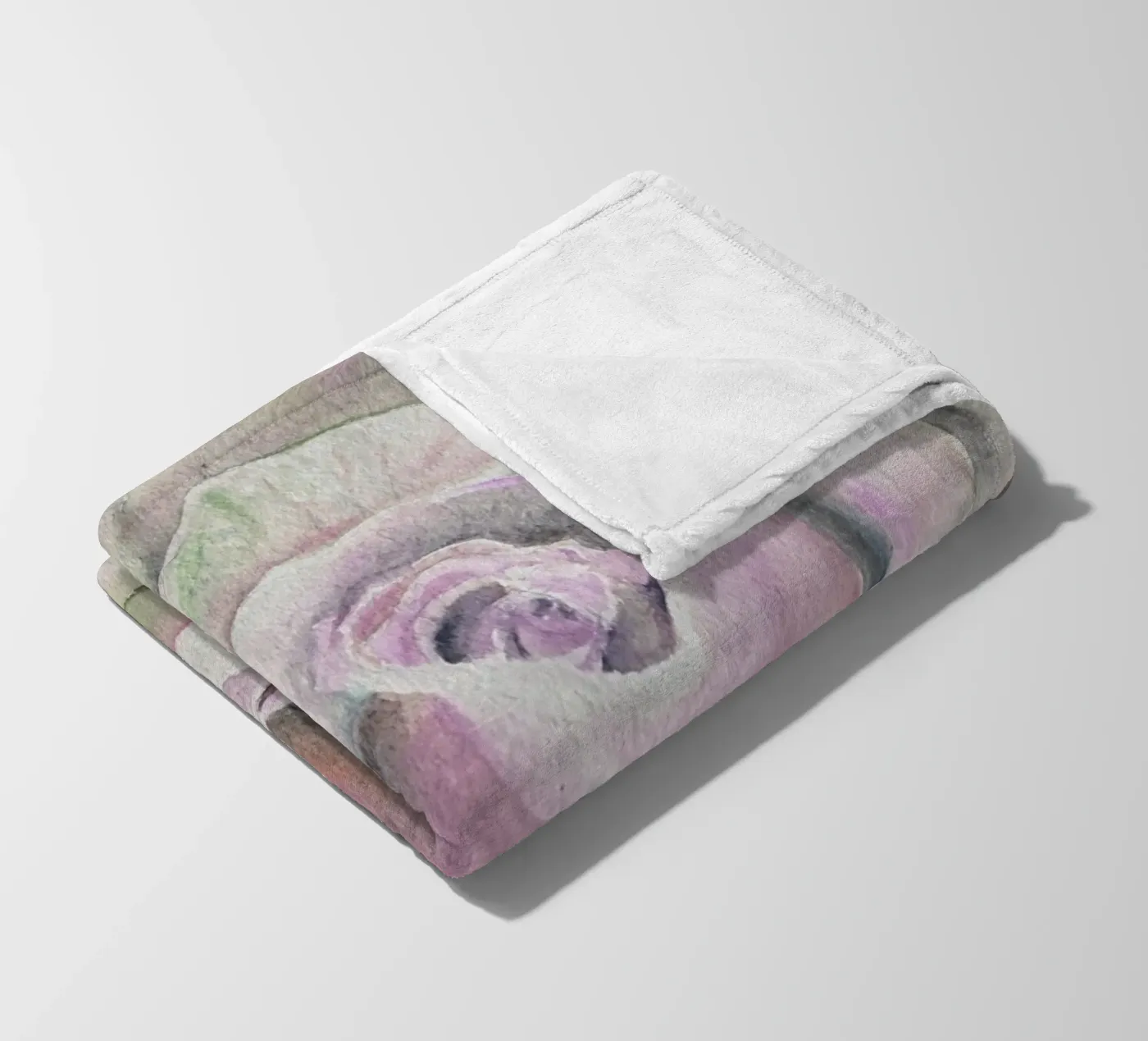 Alpha-roos fleecedeken van Eva Nev Watercolor