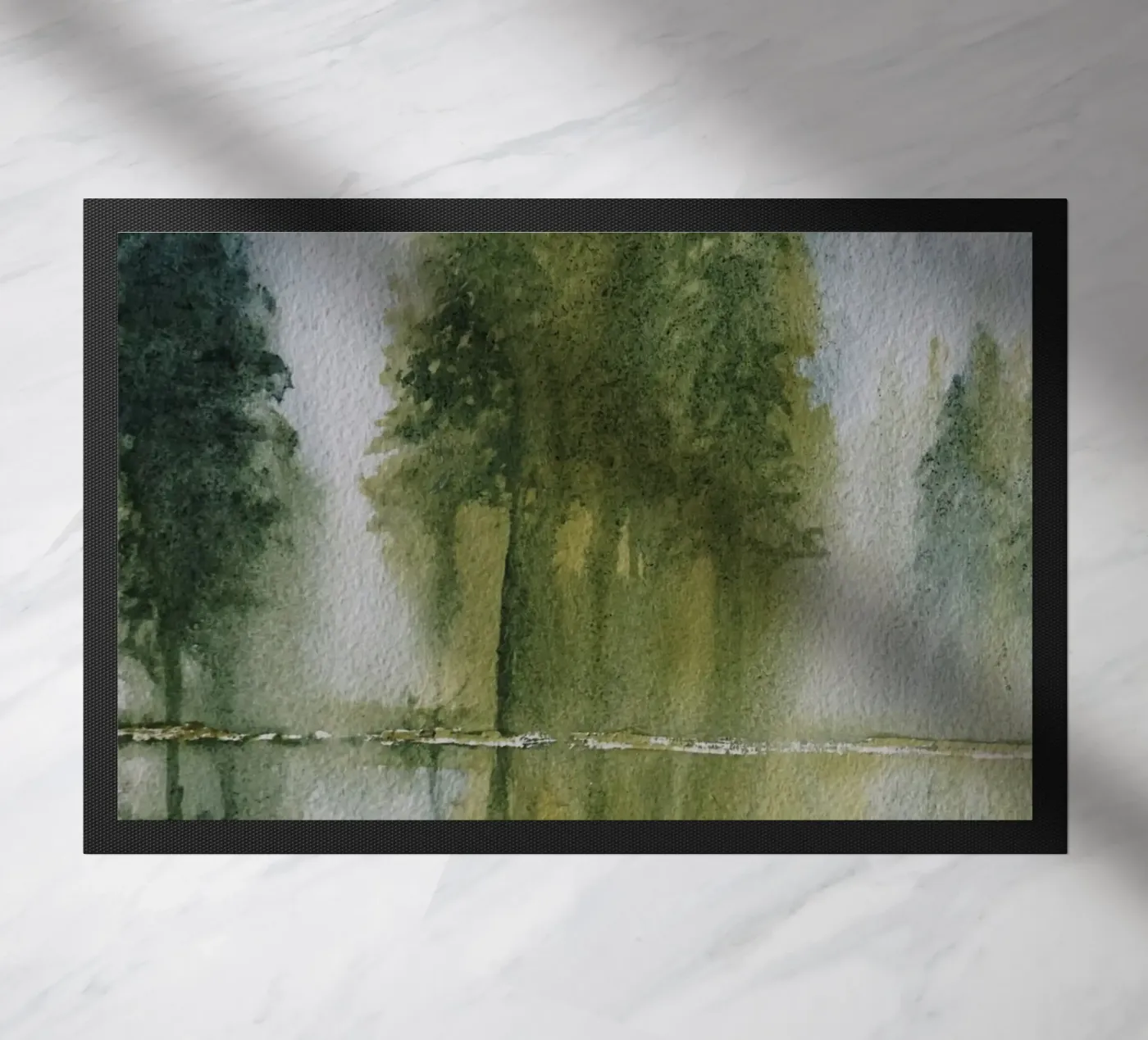 Avalon deurmat van Eva Nev Watercolor