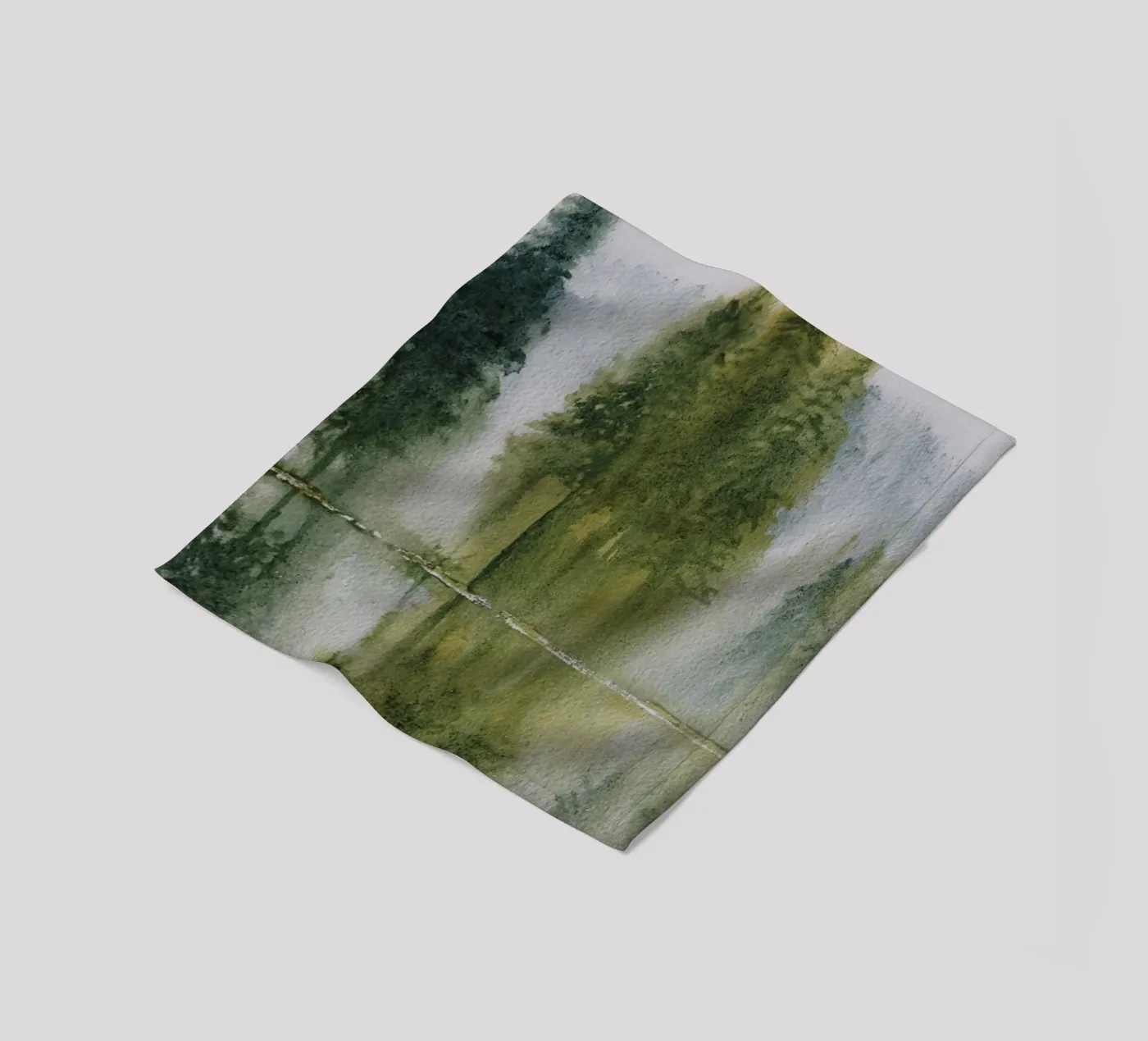 Avalon Fleecedecke von Eva Nev Watercolor