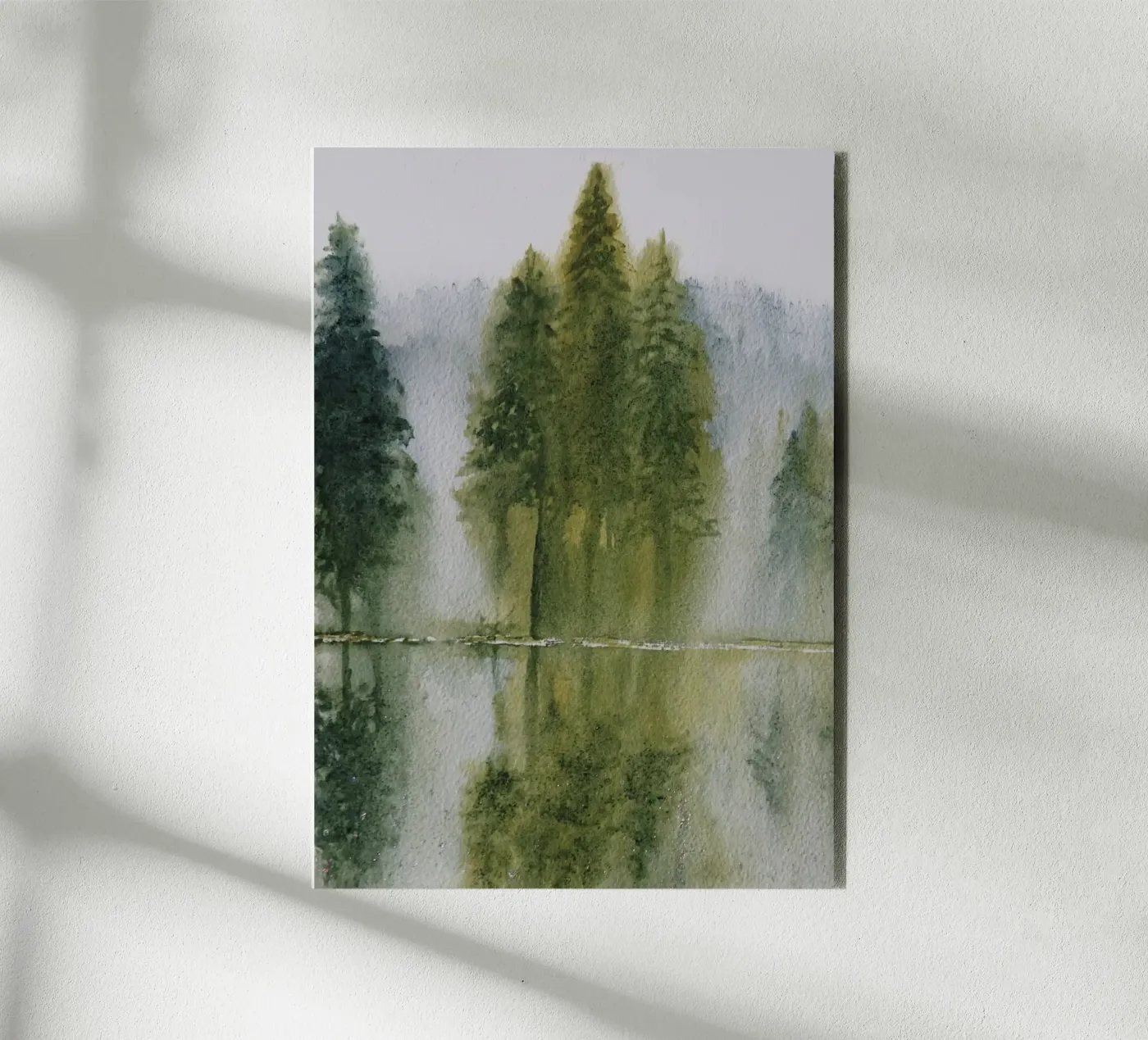 Avalon alluminio dibond da Eva Nev Watercolor