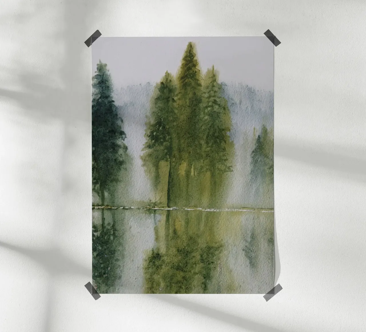 Avalon poster da Eva Nev Watercolor