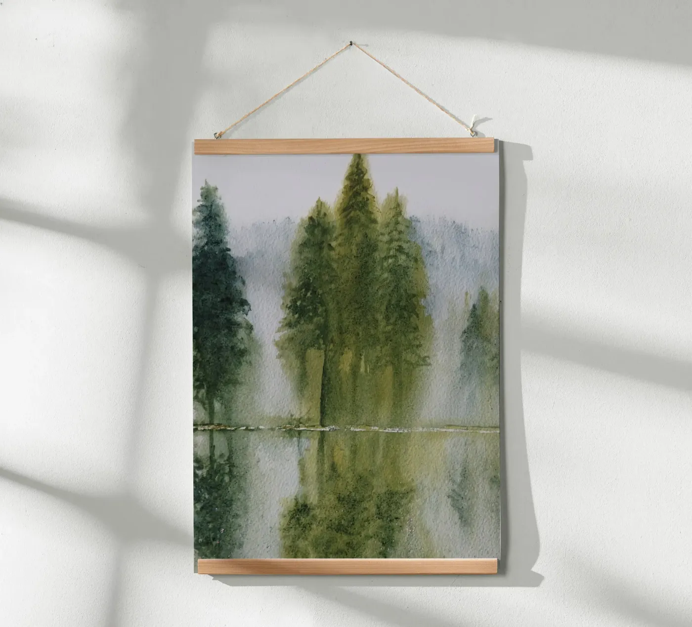 Avalon poster van Eva Nev Watercolor