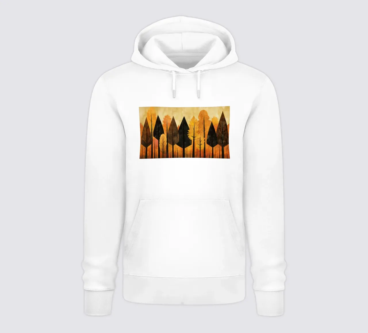 Autumn Forest #04 felpa con cappuccio da Art Unleashed