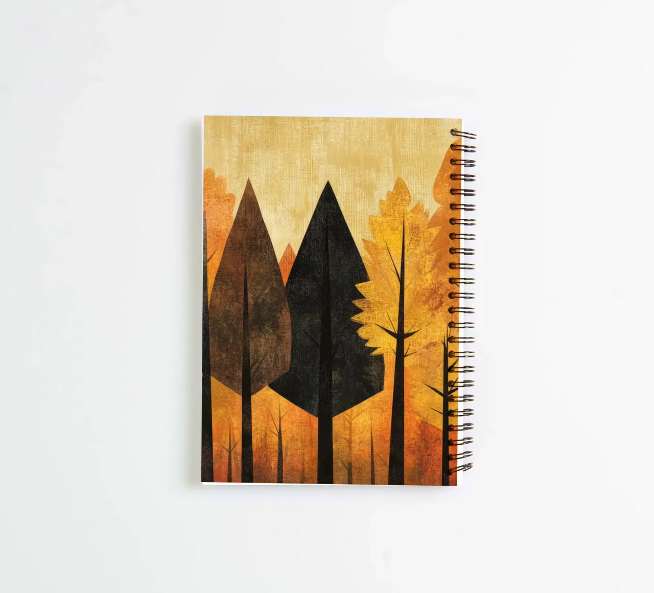 Autumn Forest #04 spiral notebook by Art Unleashed
