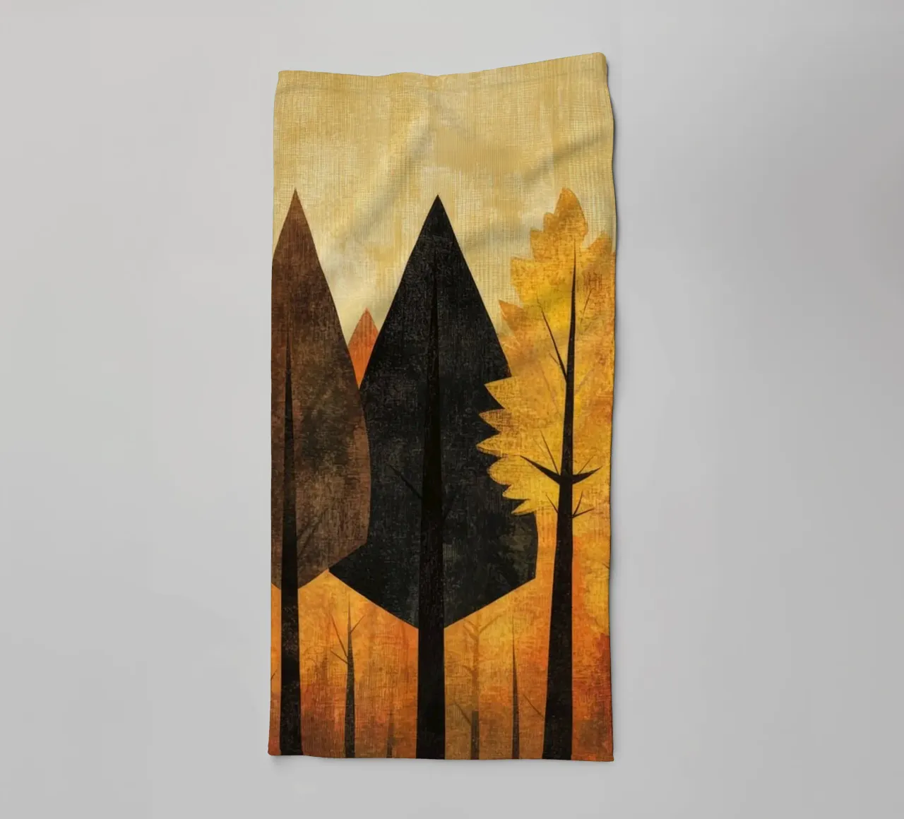 Autumn Forest #04 asciugamano da bagno da Art Unleashed
