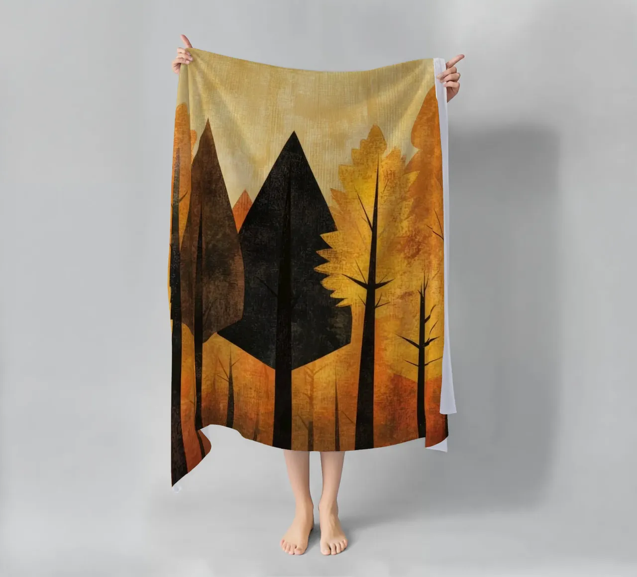 Autumn Forest #04 telo mare da Art Unleashed