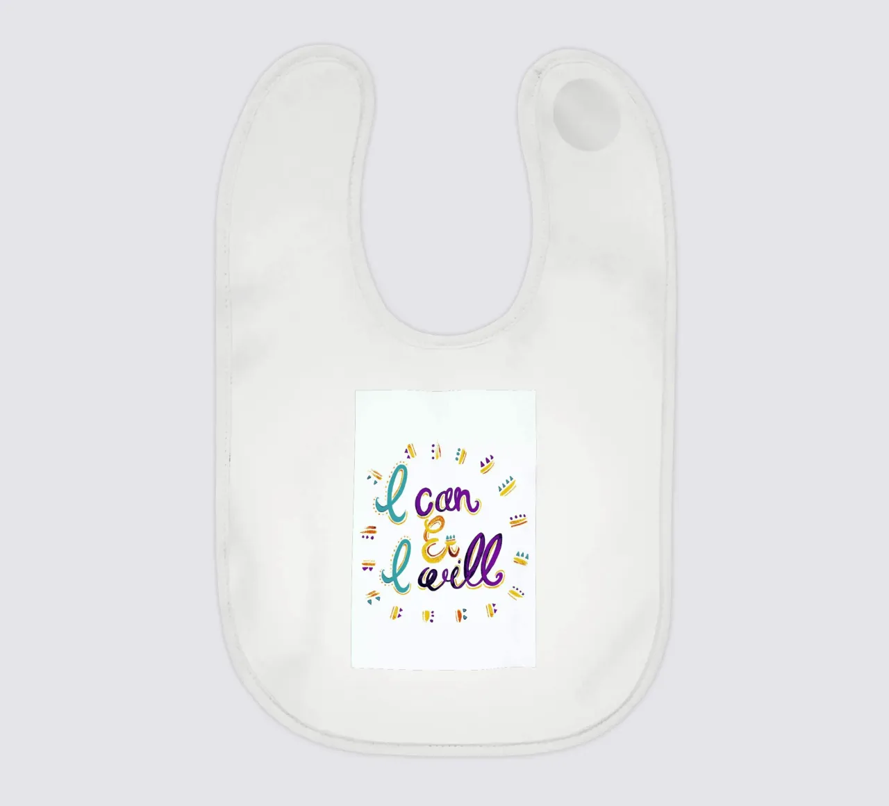 I Can and I Will bavaglino da Pom Graphic Design