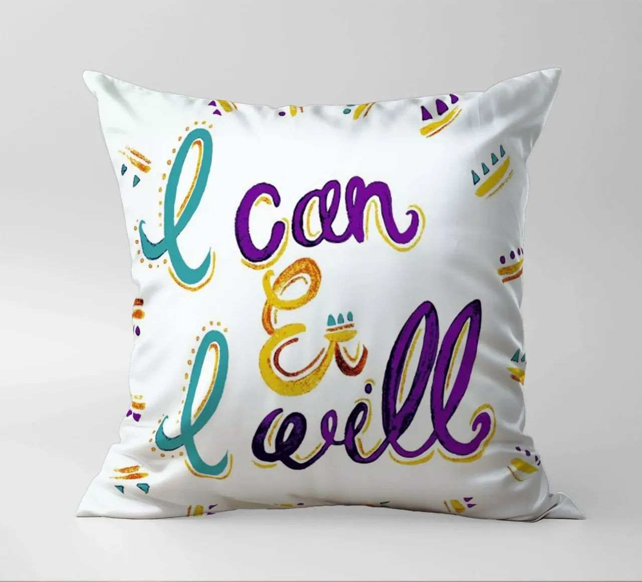 I Can and I Will cuscino da Pom Graphic Design