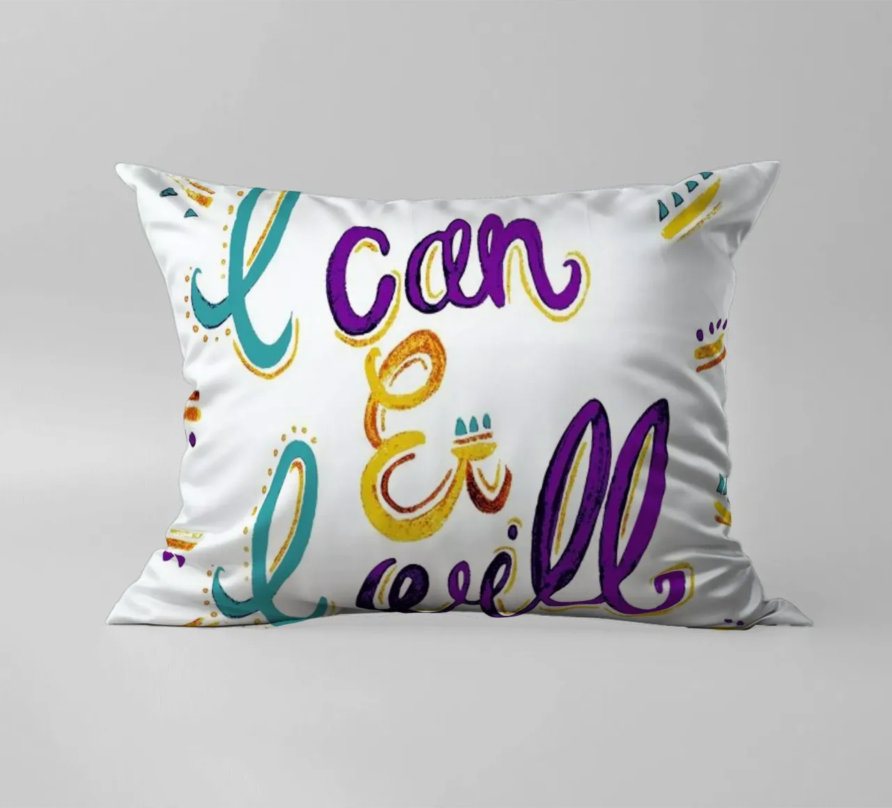 I Can and I Will cuscino da Pom Graphic Design