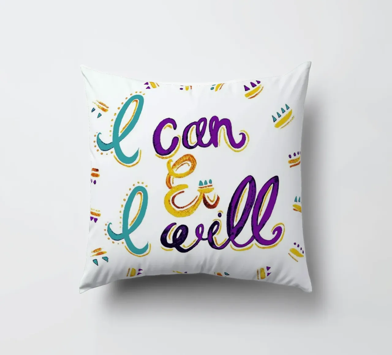 I Can and I Will cuscino da Pom Graphic Design